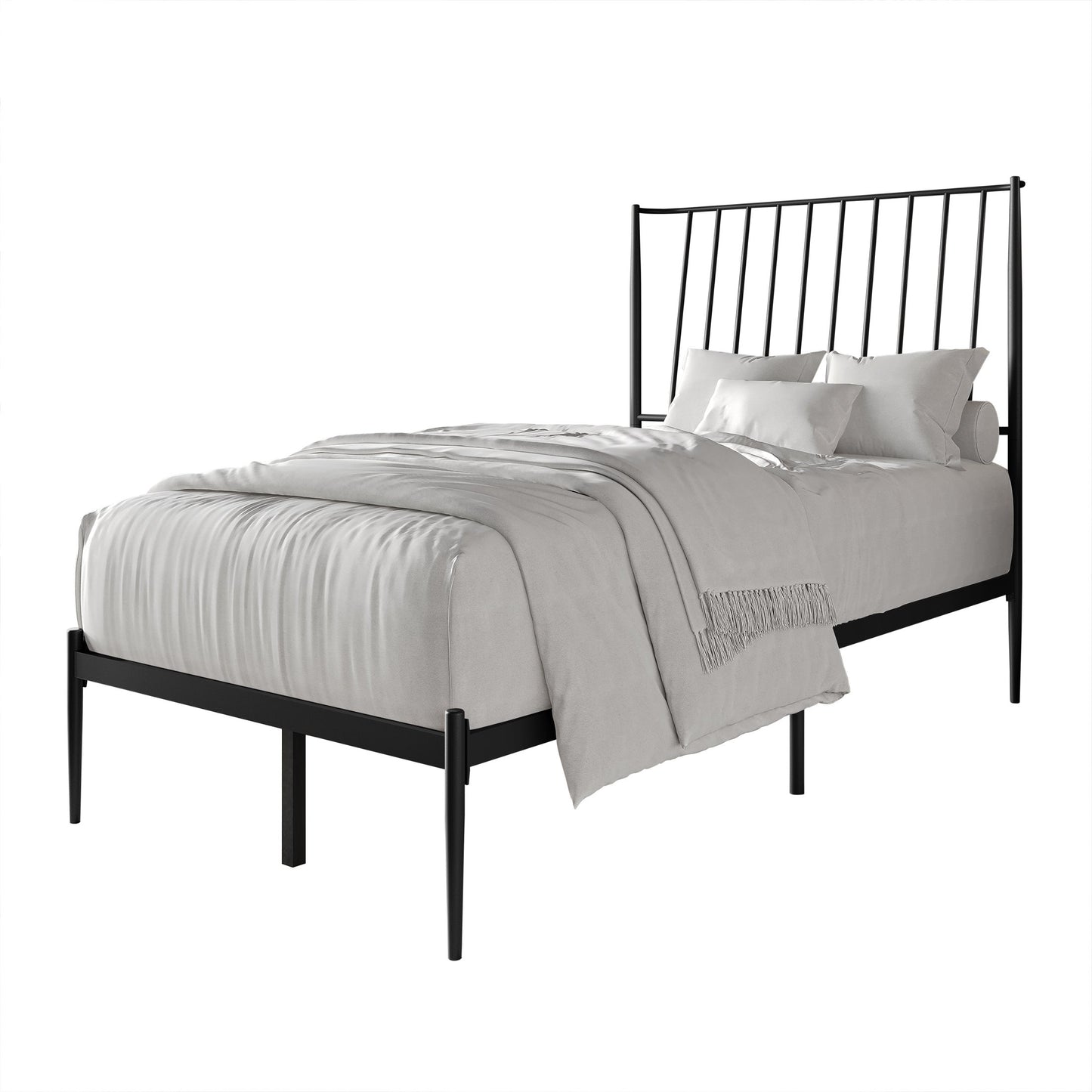 Rashae Metal Platform Bed