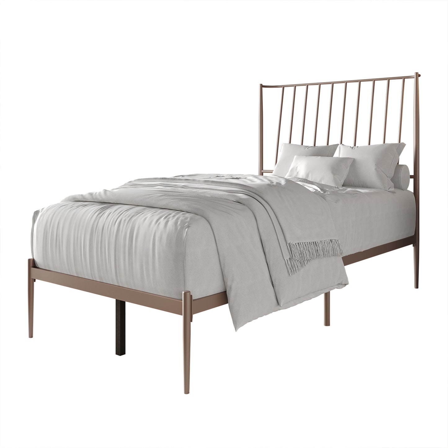 Rashae Metal Platform Bed