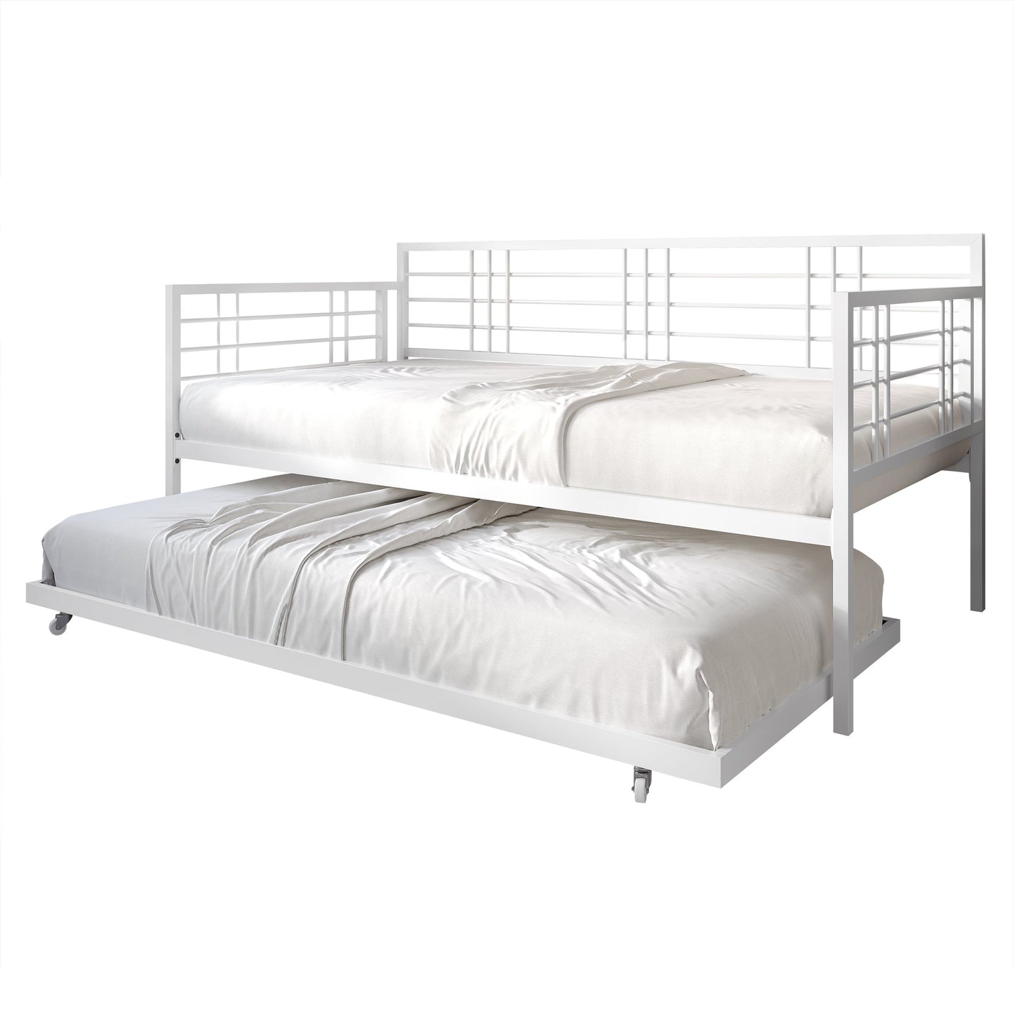 Wiscasset Twin Size Metal Daybed with Trundle