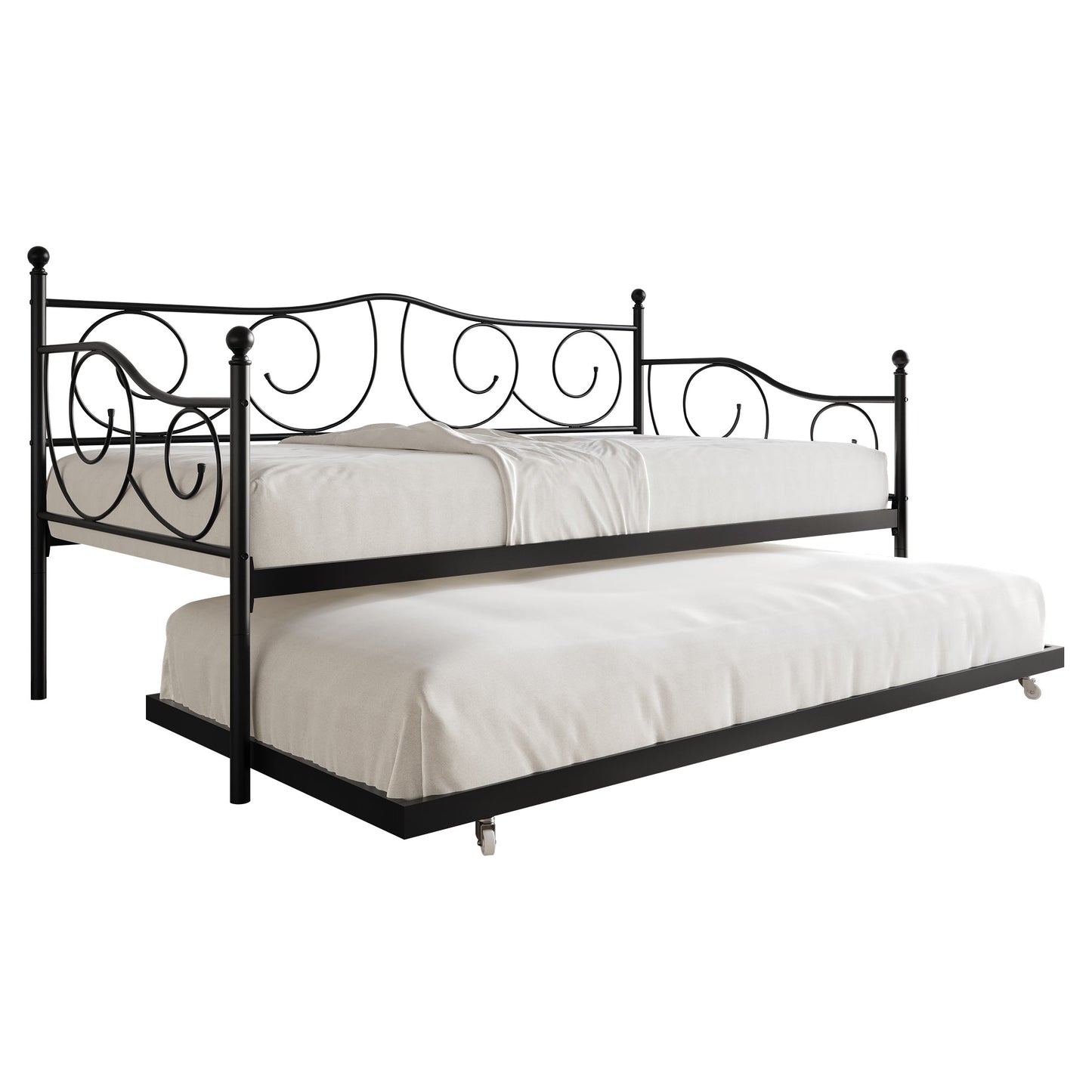 Odlo Twin Size Metal Daybed with Trundle