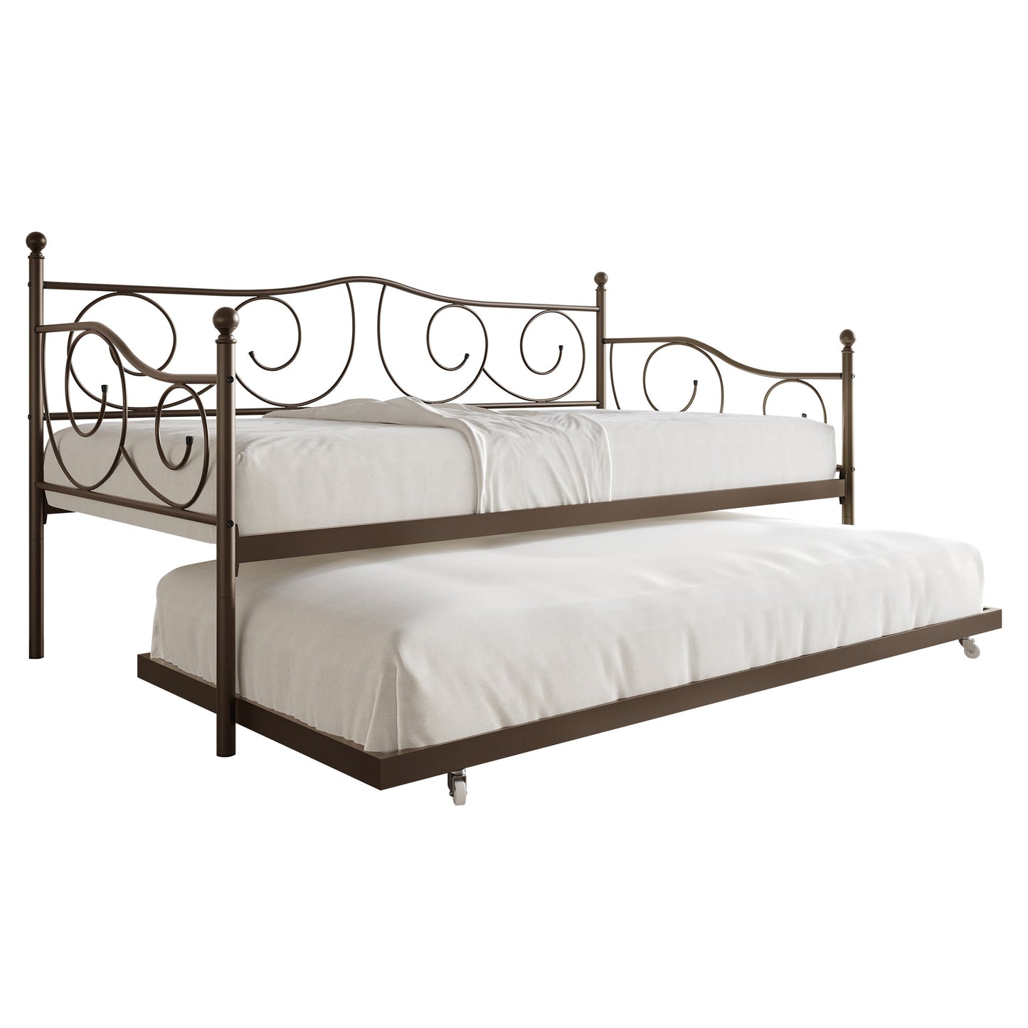 Odlo Twin Size Metal Daybed with Trundle