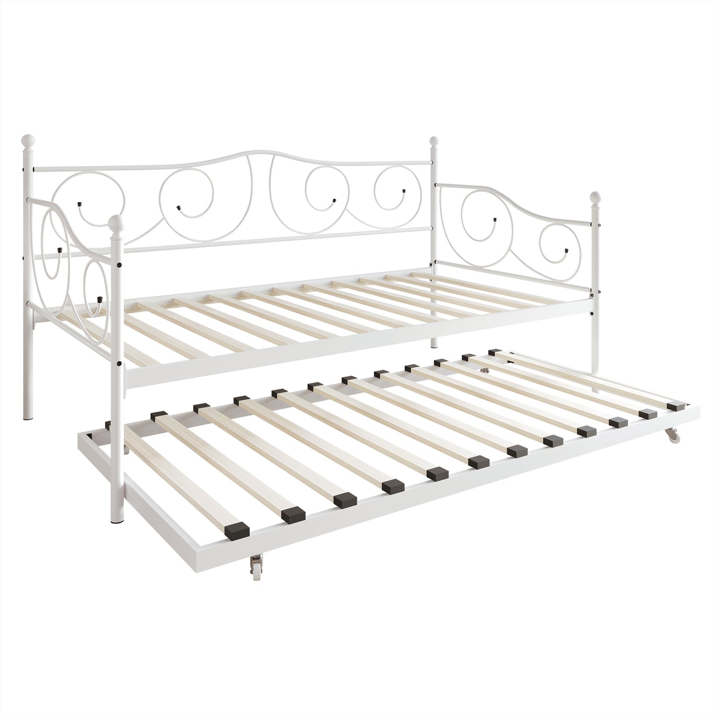 Odlo Twin Size Metal Daybed with Trundle