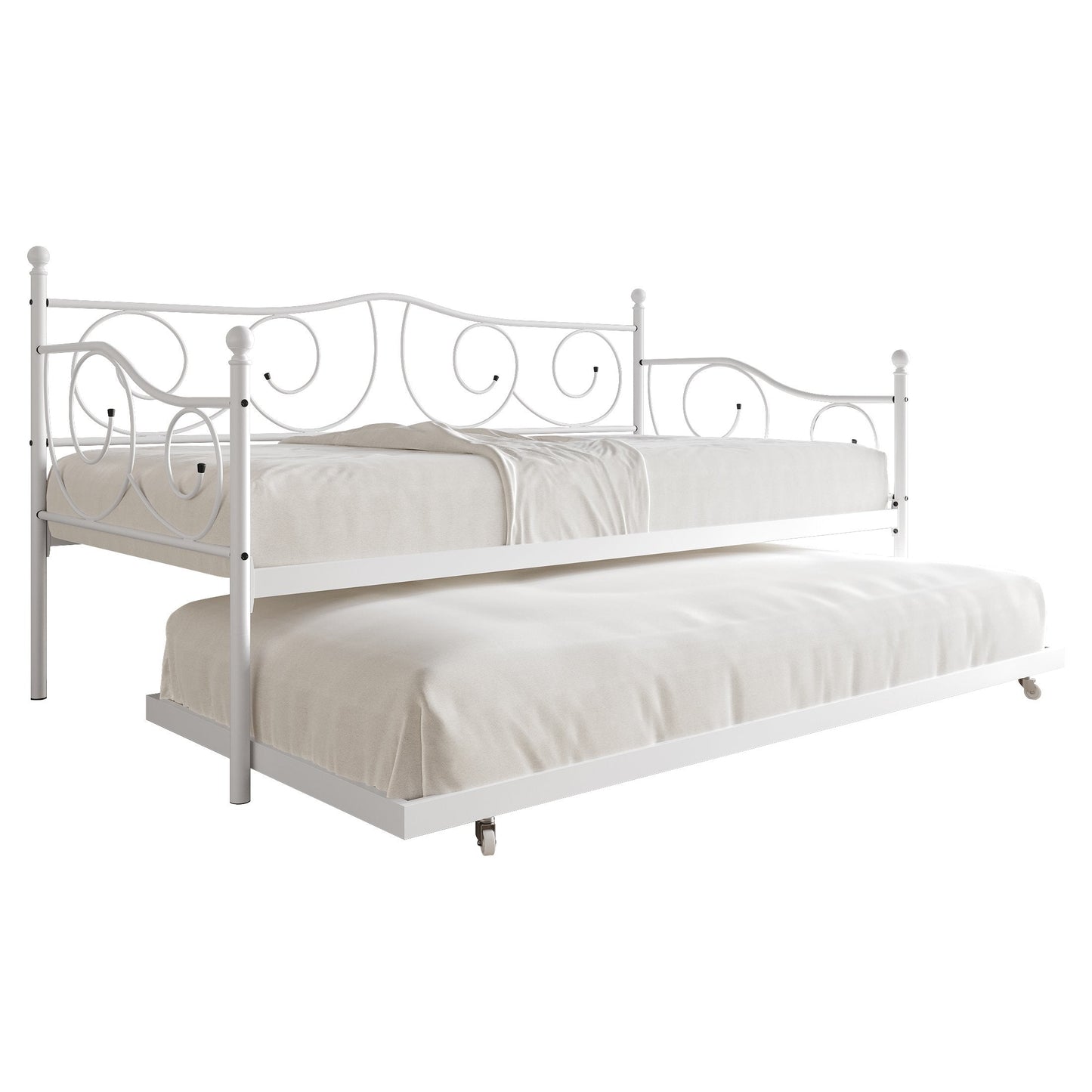 Odlo Twin Size Metal Daybed with Trundle
