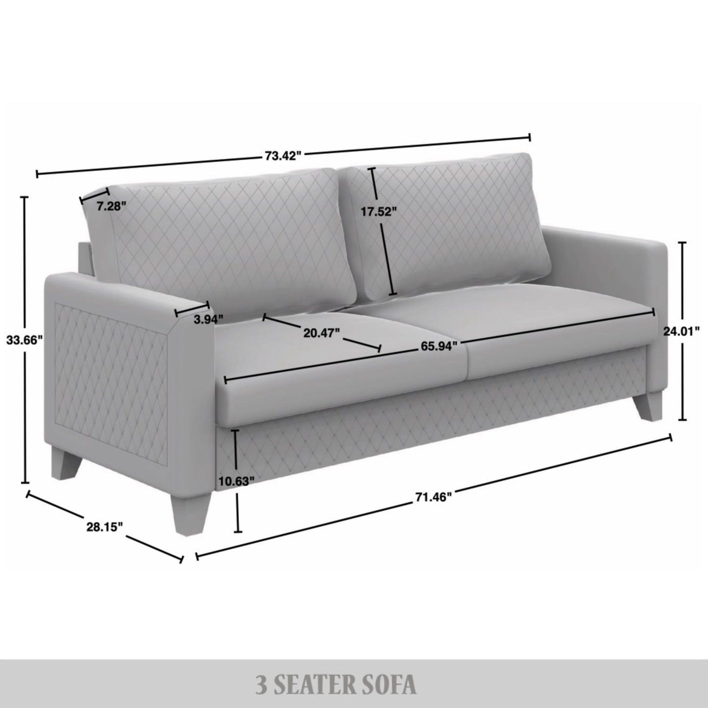 Ludford Velvet Upholstered Sofa