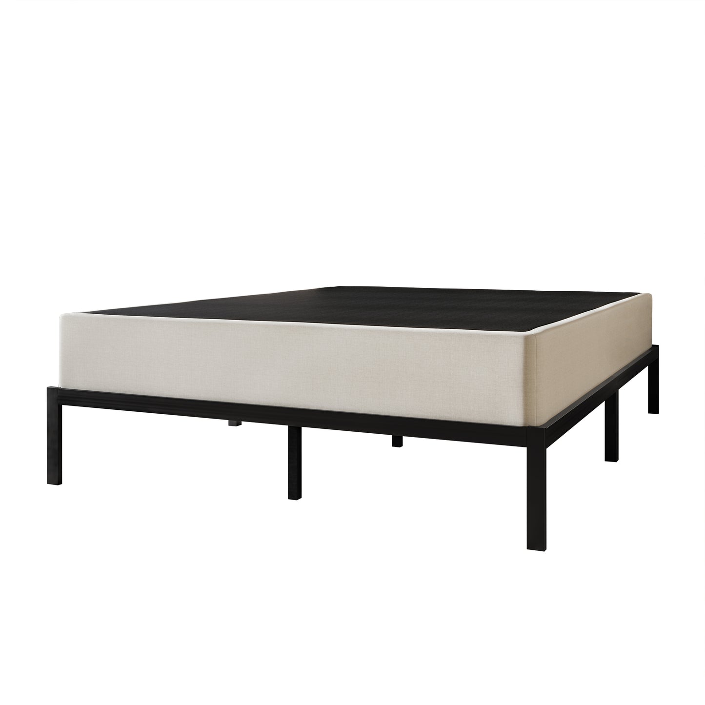 Tawnya Solid Wood 8-Inch Box Spring Foundation with Wood Slats