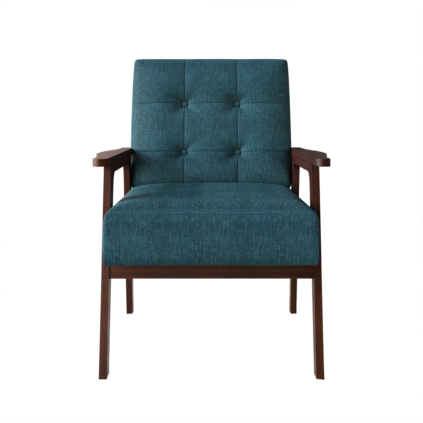 Briarwood Upholstered Accent Chair with Padded Seat and Wooden Frame