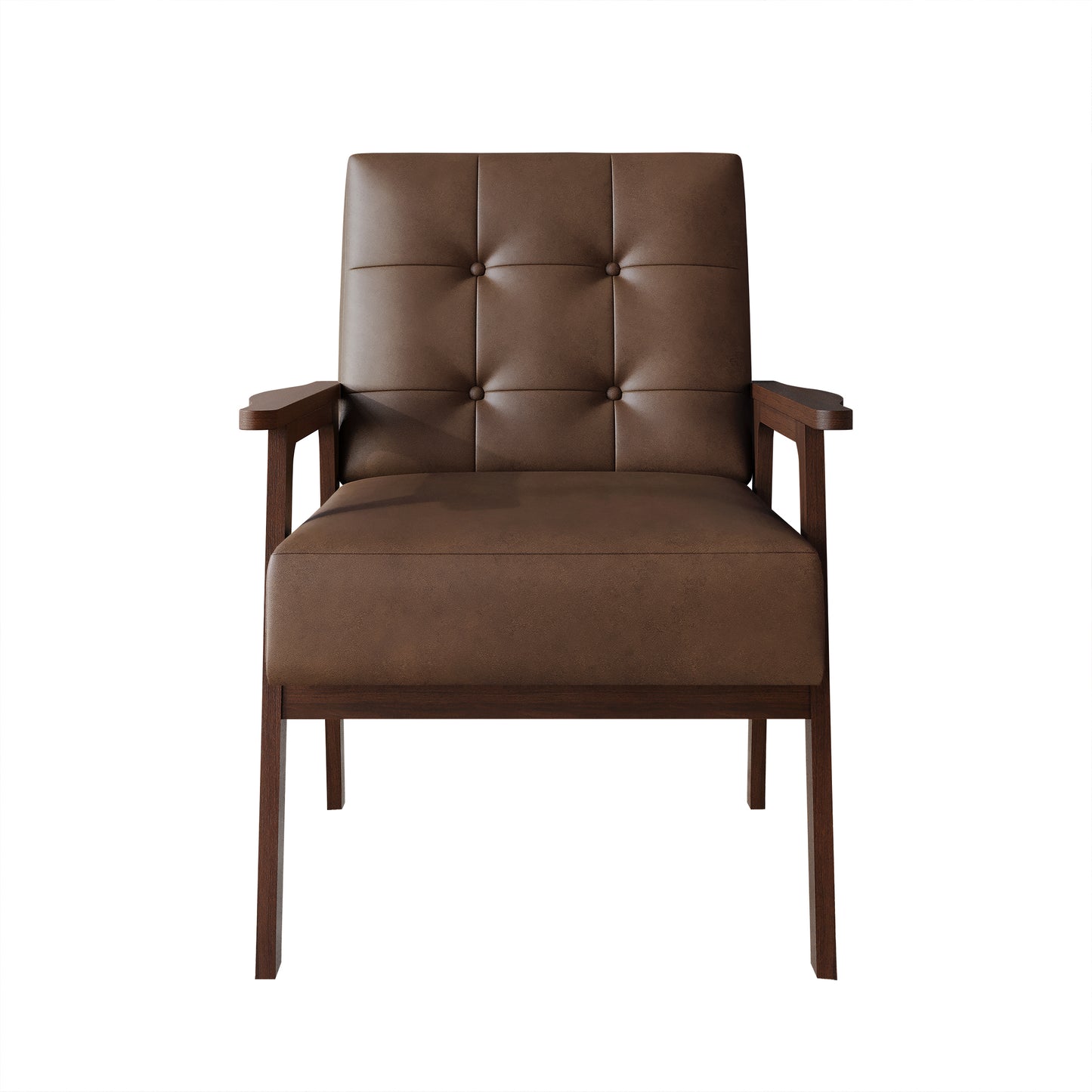Briarwood Upholstered Accent Chair with Padded Seat and Wooden Frame