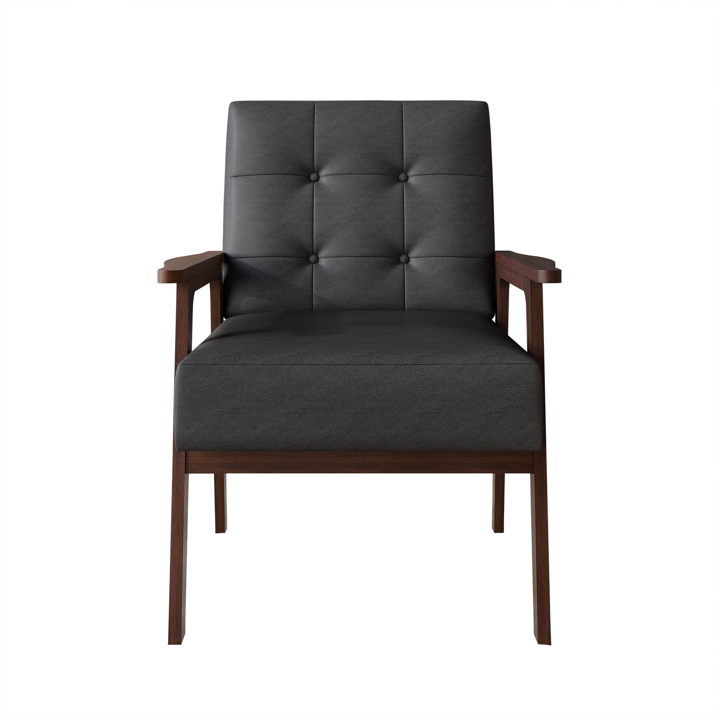 Briarwood Upholstered Accent Chair with Padded Seat and Wooden Frame