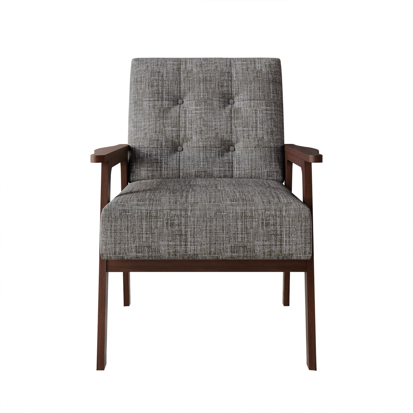 Briarwood Upholstered Accent Chair with Padded Seat and Wooden Frame