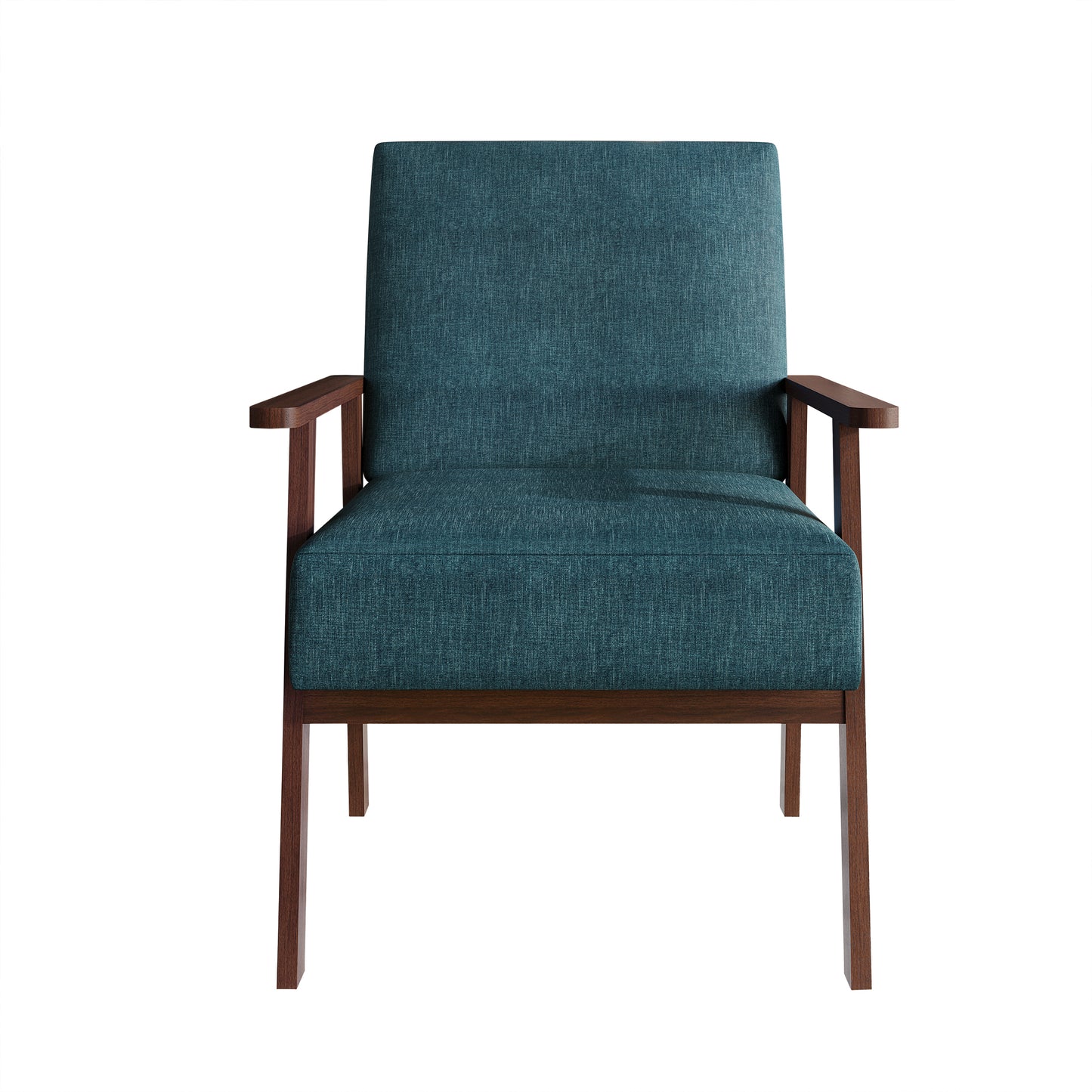Westmont Upholstered Accent Chair with Padded Back and Wooden Frame
