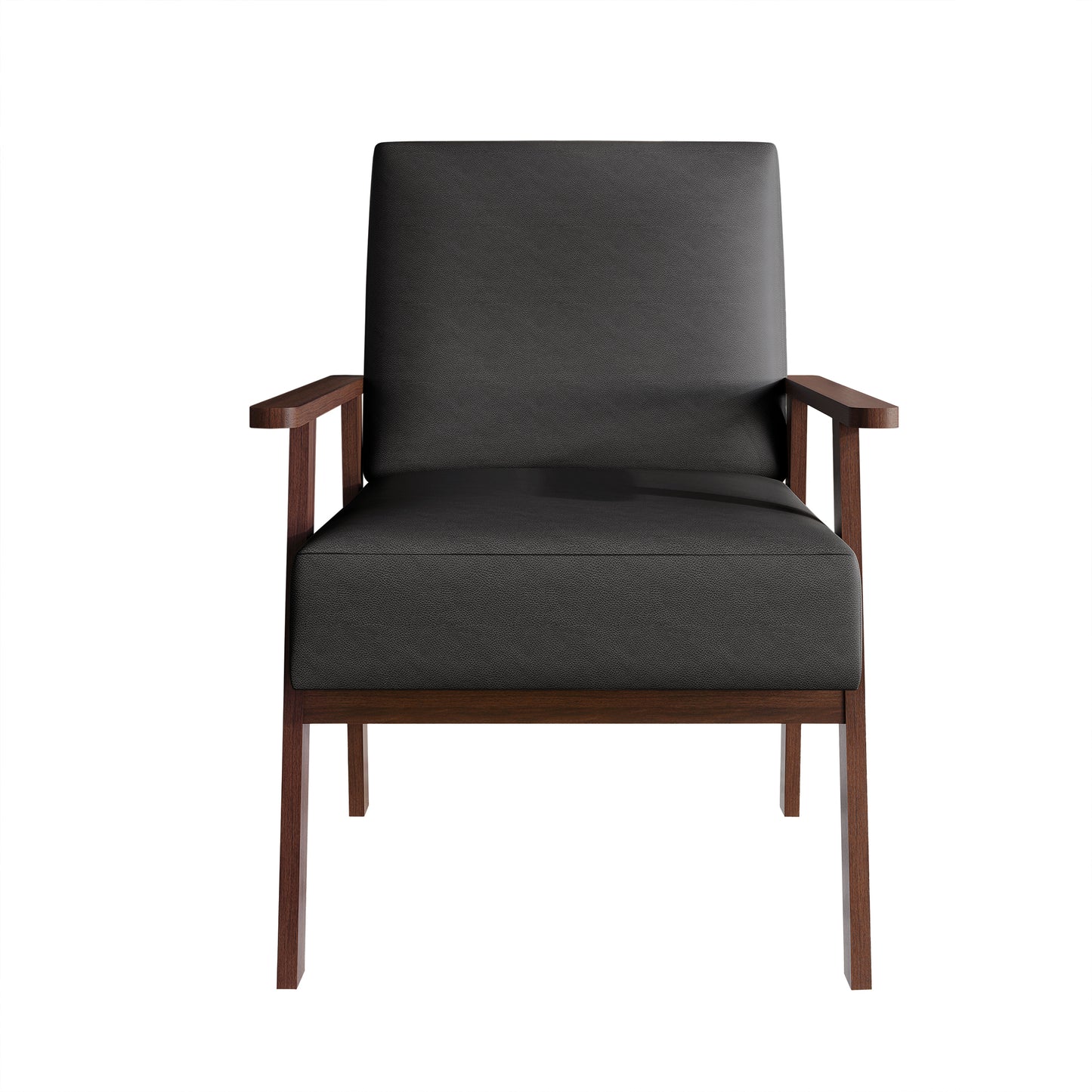 Westmont Upholstered Accent Chair with Padded Back and Wooden Frame