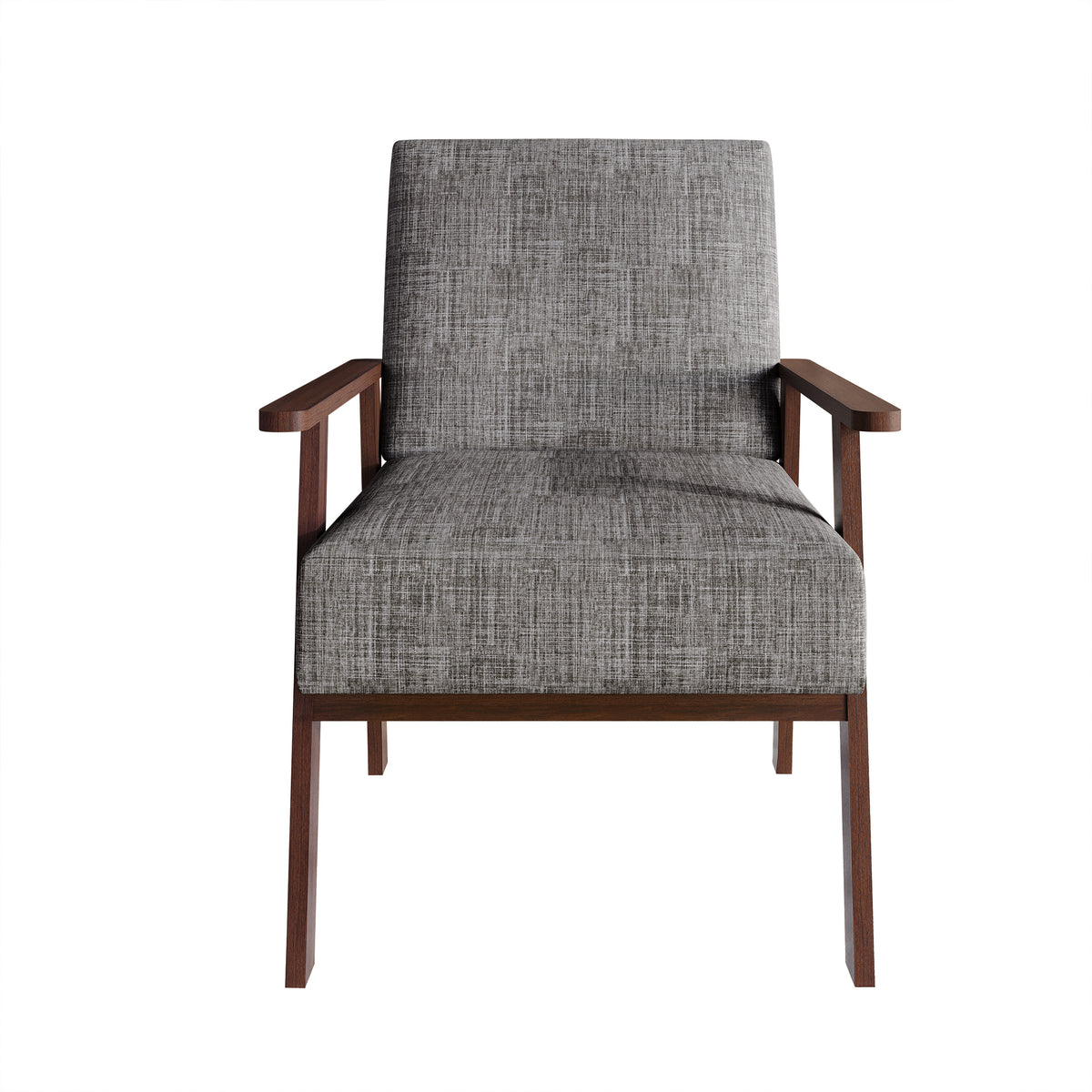 Westmont Upholstered Accent Chair with Padded Back and Wooden Frame