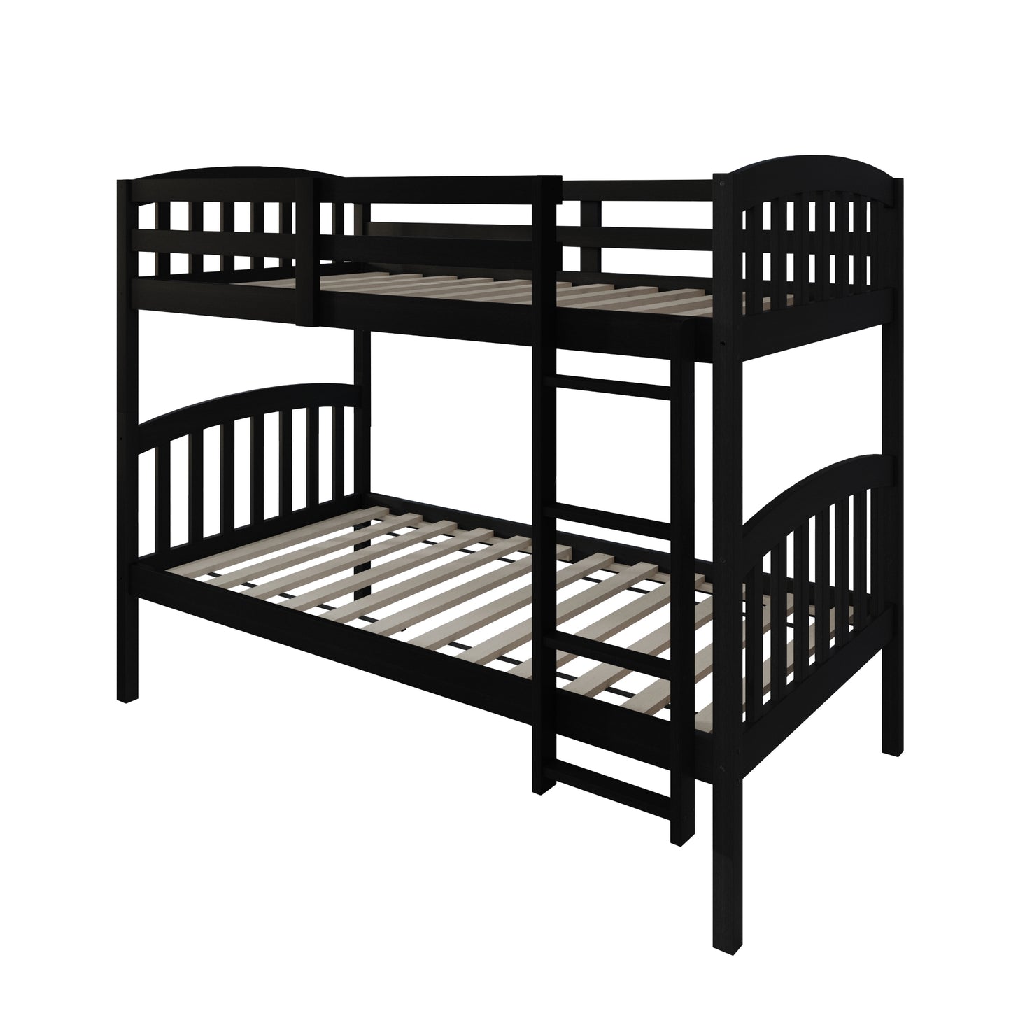 Jeeven Mid-Century Twin Over Twin Bunk Bed