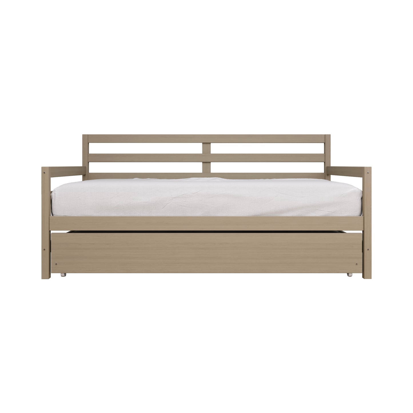 Oeds Rustic Wooden Twin Size Daybed With Trundle