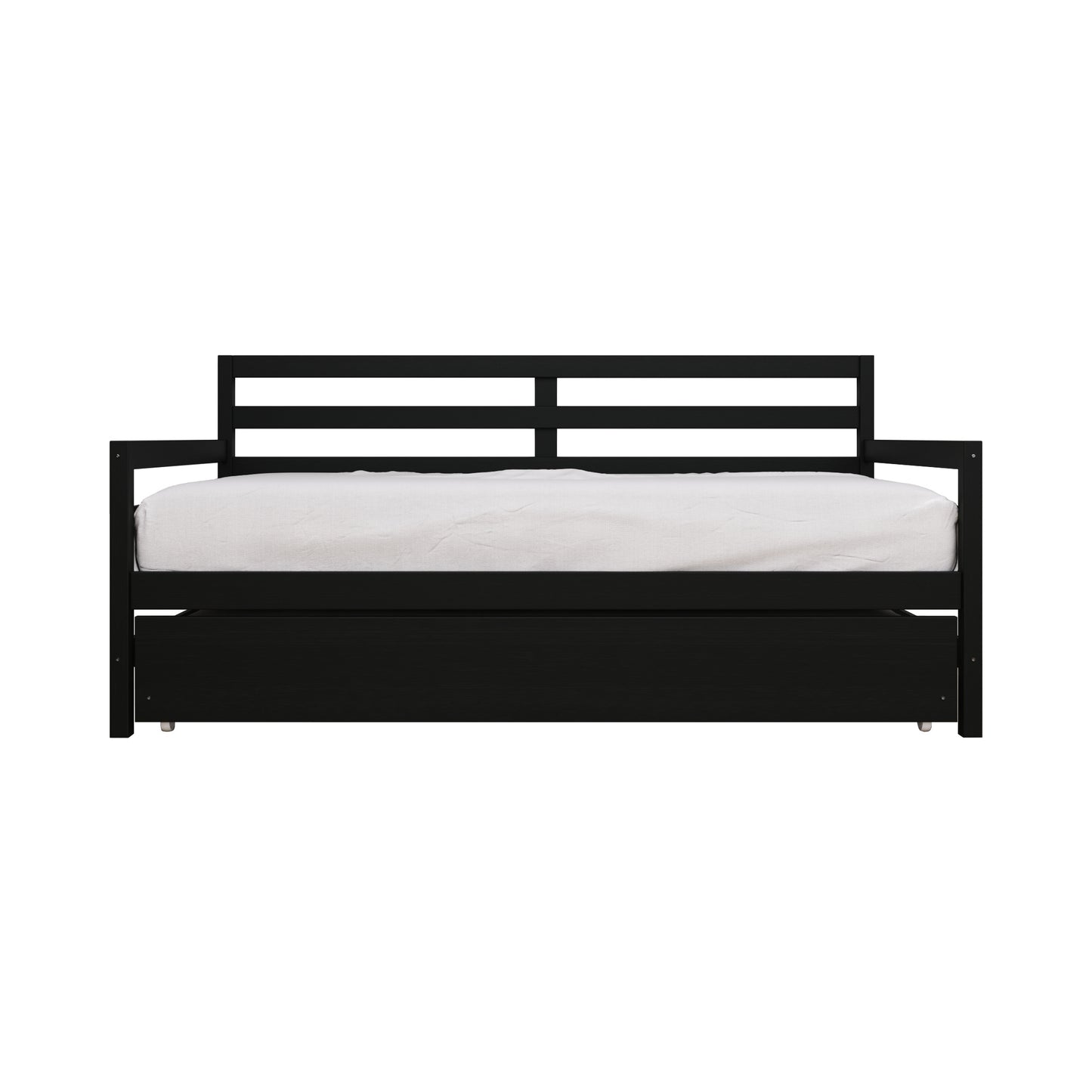 Oeds Rustic Wooden Twin Size Daybed With Trundle