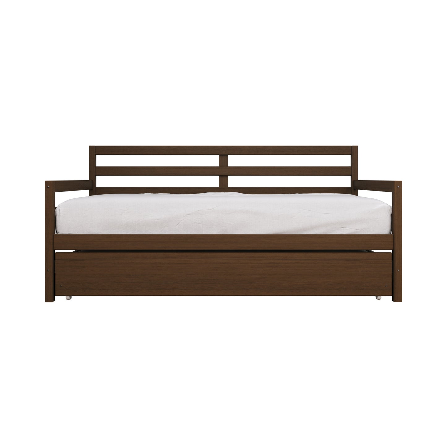 Oeds Rustic Wooden Twin Size Daybed With Trundle