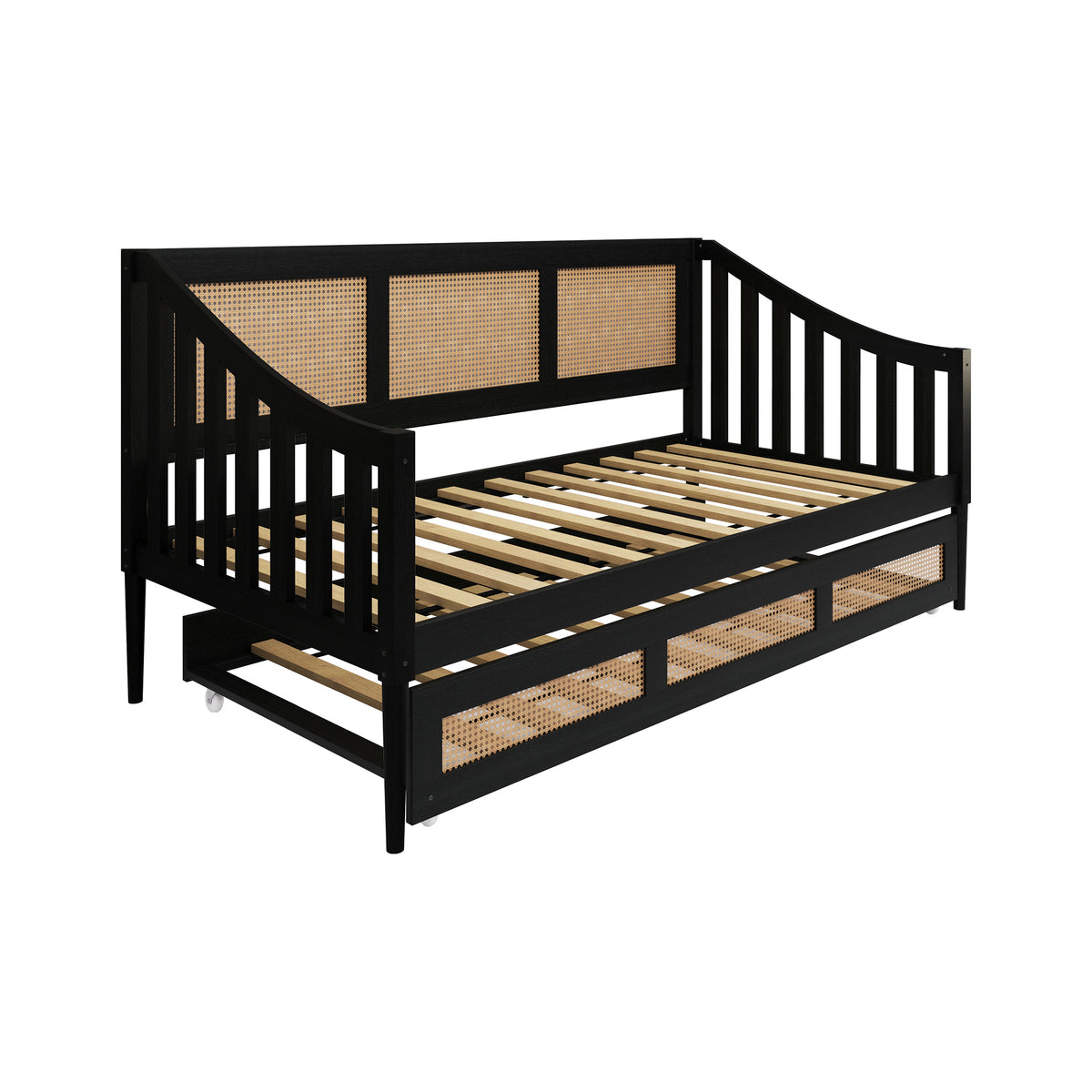 Braxson Modern Twin Daybed with Trundle