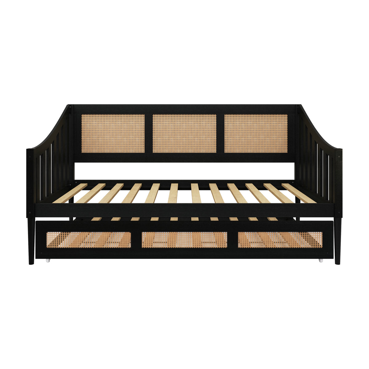 Braxson Modern Twin Daybed with Trundle