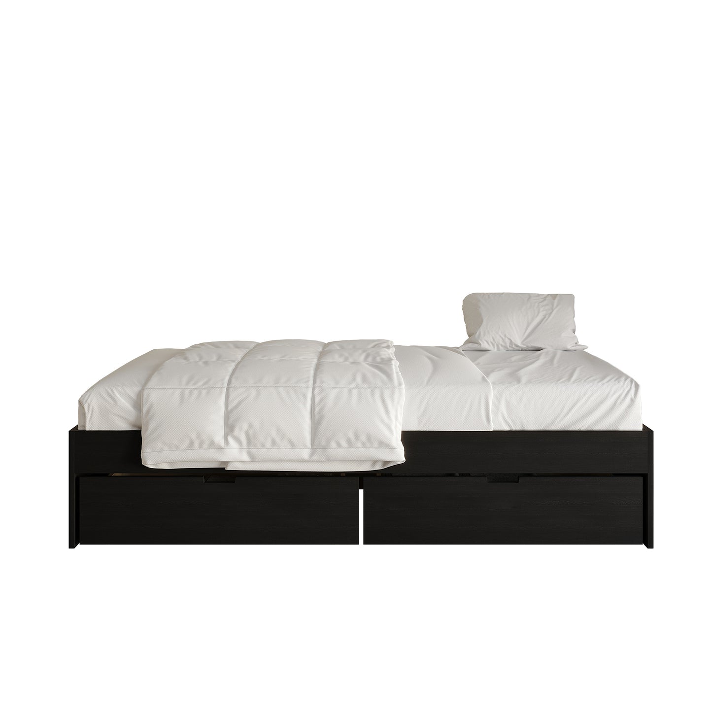 Wooden Mates Bed with Storage Drawers
