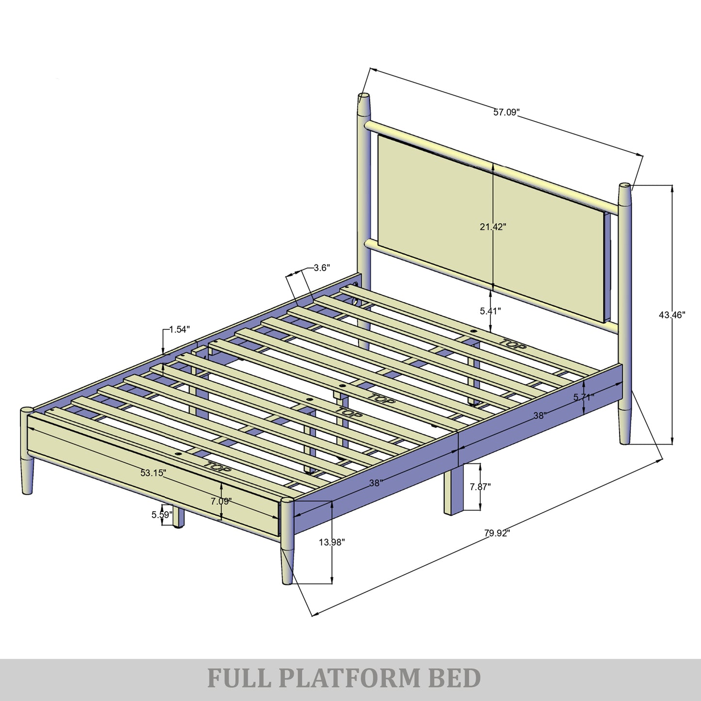 Arden Upholstered Platform Bed