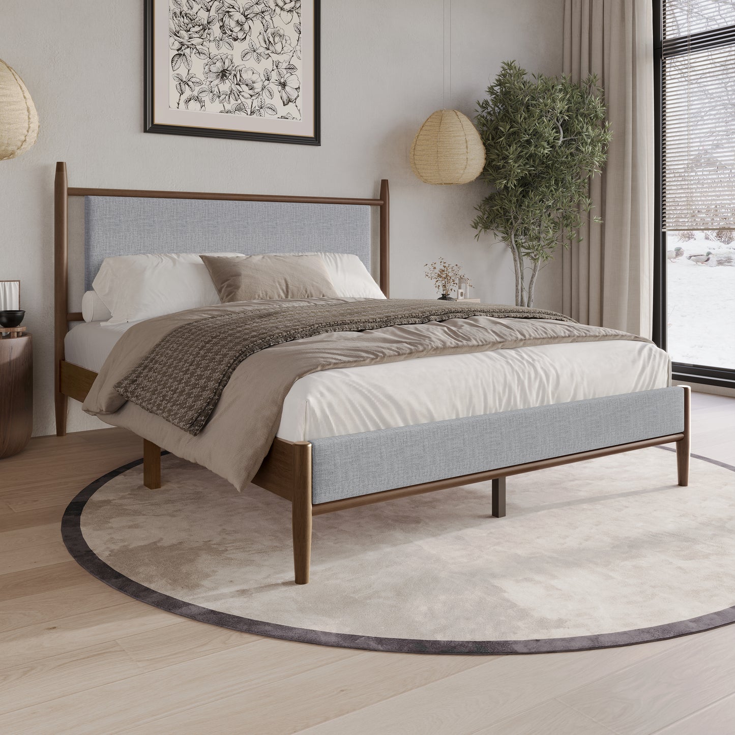 Arden Upholstered Platform Bed