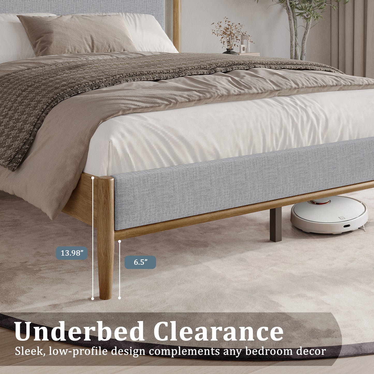 Arden Upholstered Platform Bed