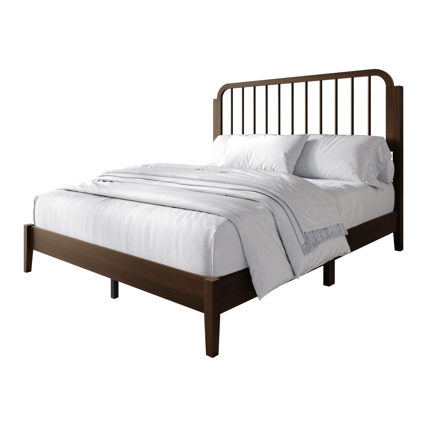 Willow Wood Panel Bed