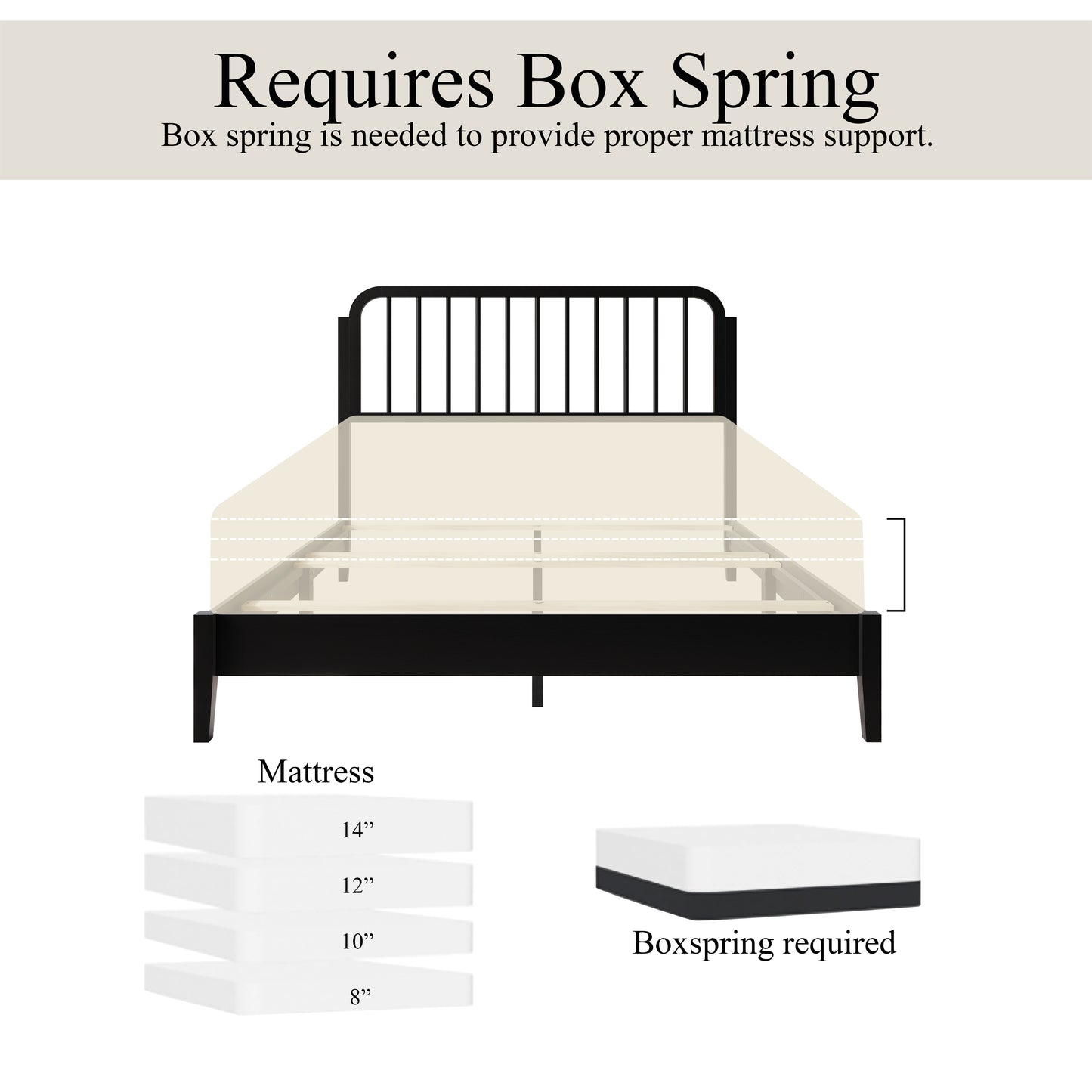 Willow Wood Panel Bed