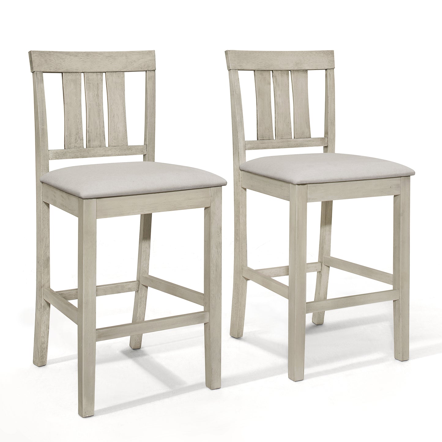 Brannon Clean-lines Counter Height Dining Chairs (Set of 4)