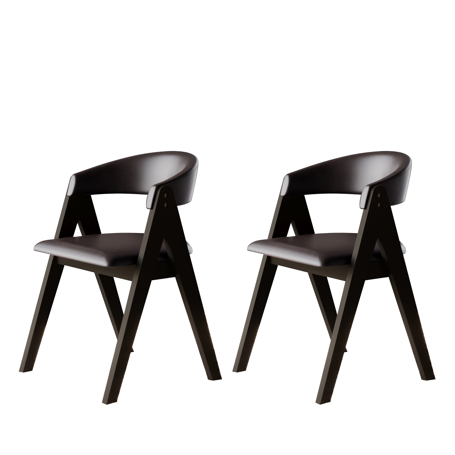 Nayshaun V-shaped Dining Chairs (Set of 4)