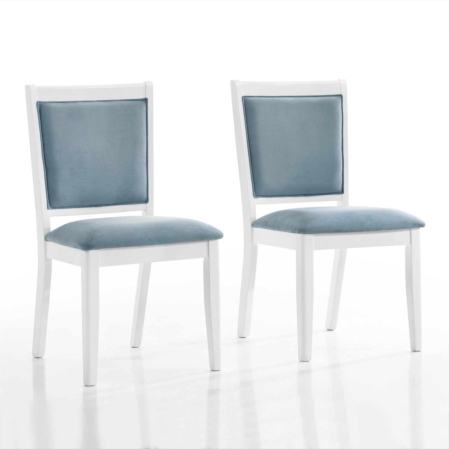 Ketra Crystal Diamond Strip Dining Chairs (Set of 6)