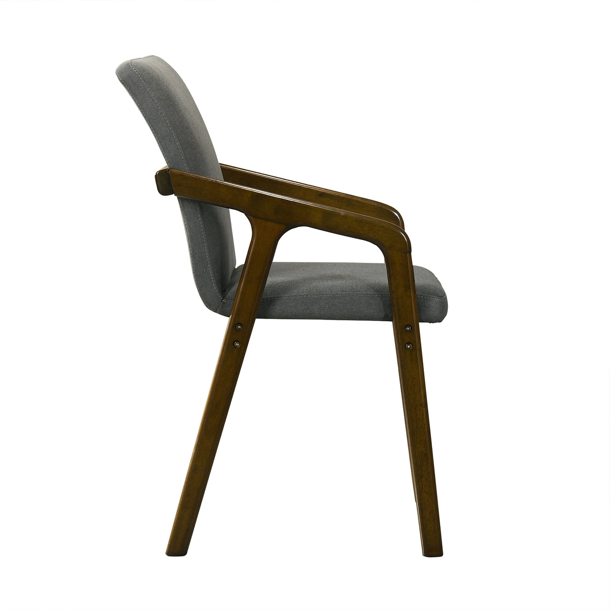 Nedyo Rustic Upholstered Dining Chair (Set of 6)