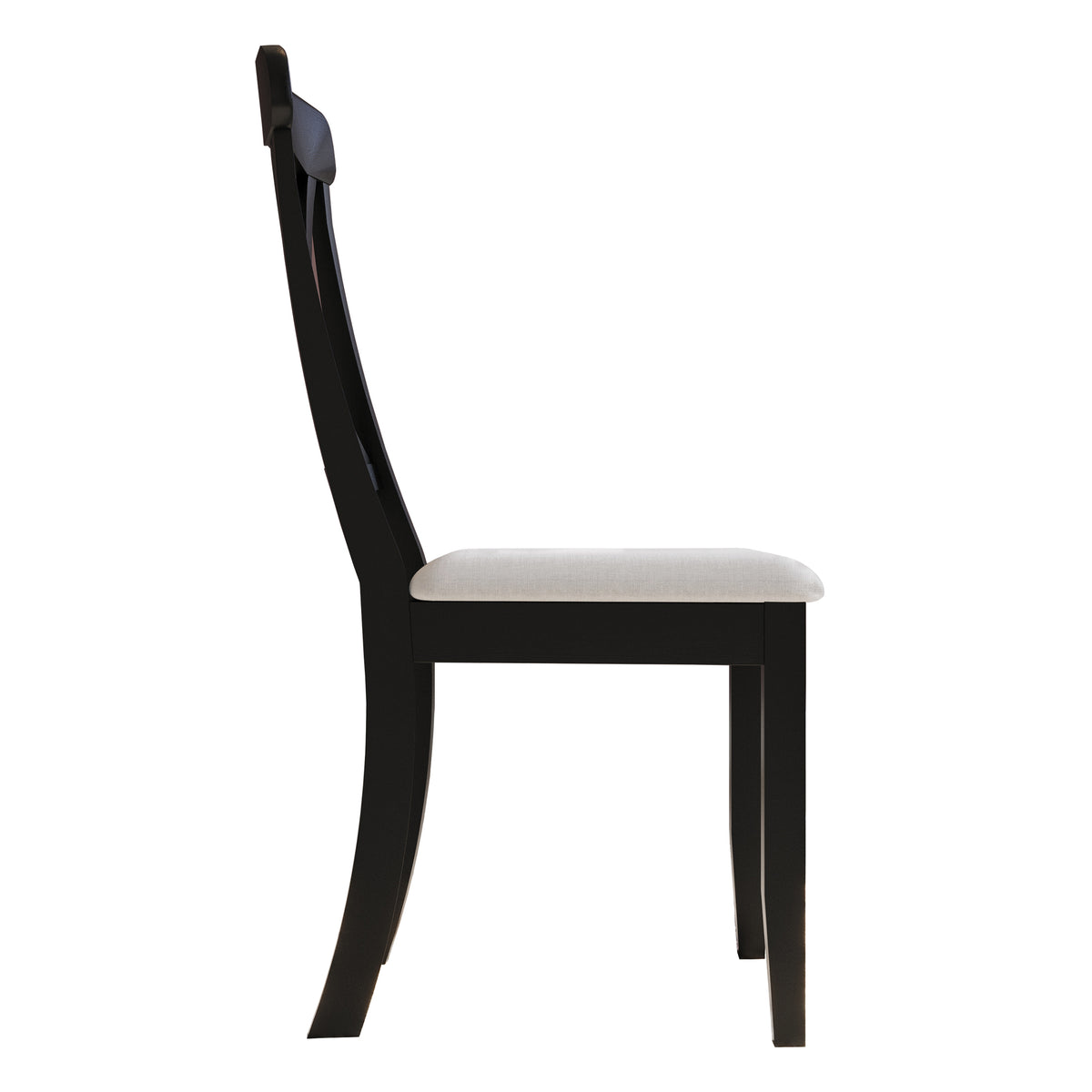 Ocossio Farmhouse Style Wooden Dining Chairs (Set of 2) - N/A