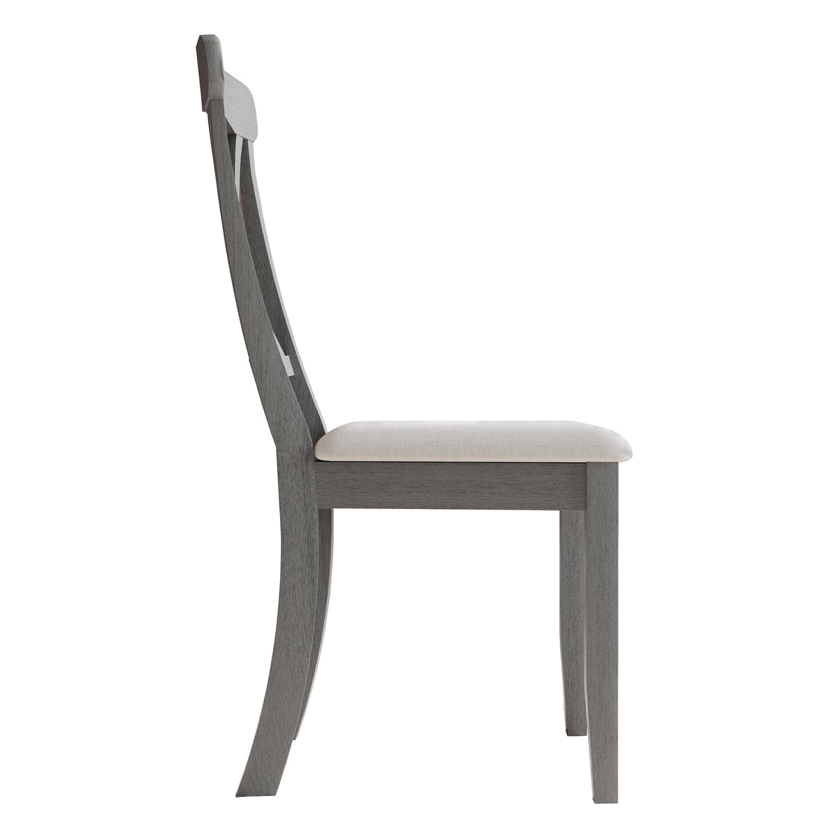 Ocossio Farmhouse Style Wooden Dining Chairs (Set of 2) - N/A