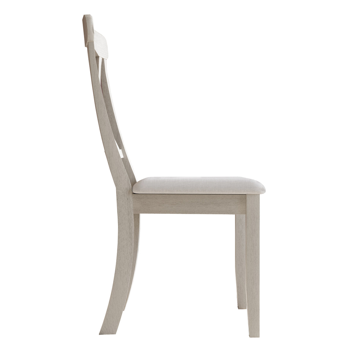 Ocossio Farmhouse Style Wooden Dining Chairs (Set of 2) - N/A