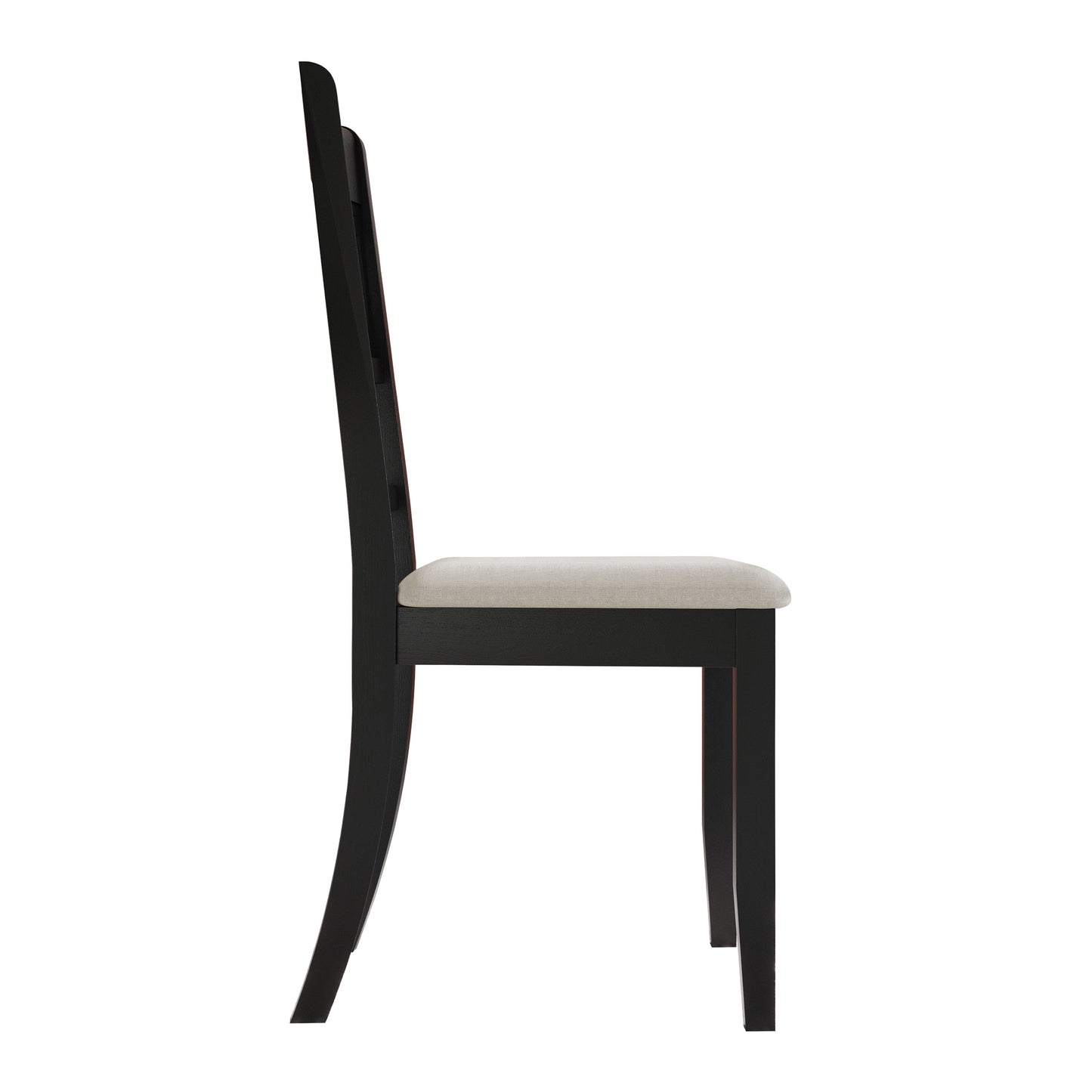 Ocossio Mid-Century Modern Wooden Dining Chairs (Set of 2) - N/A