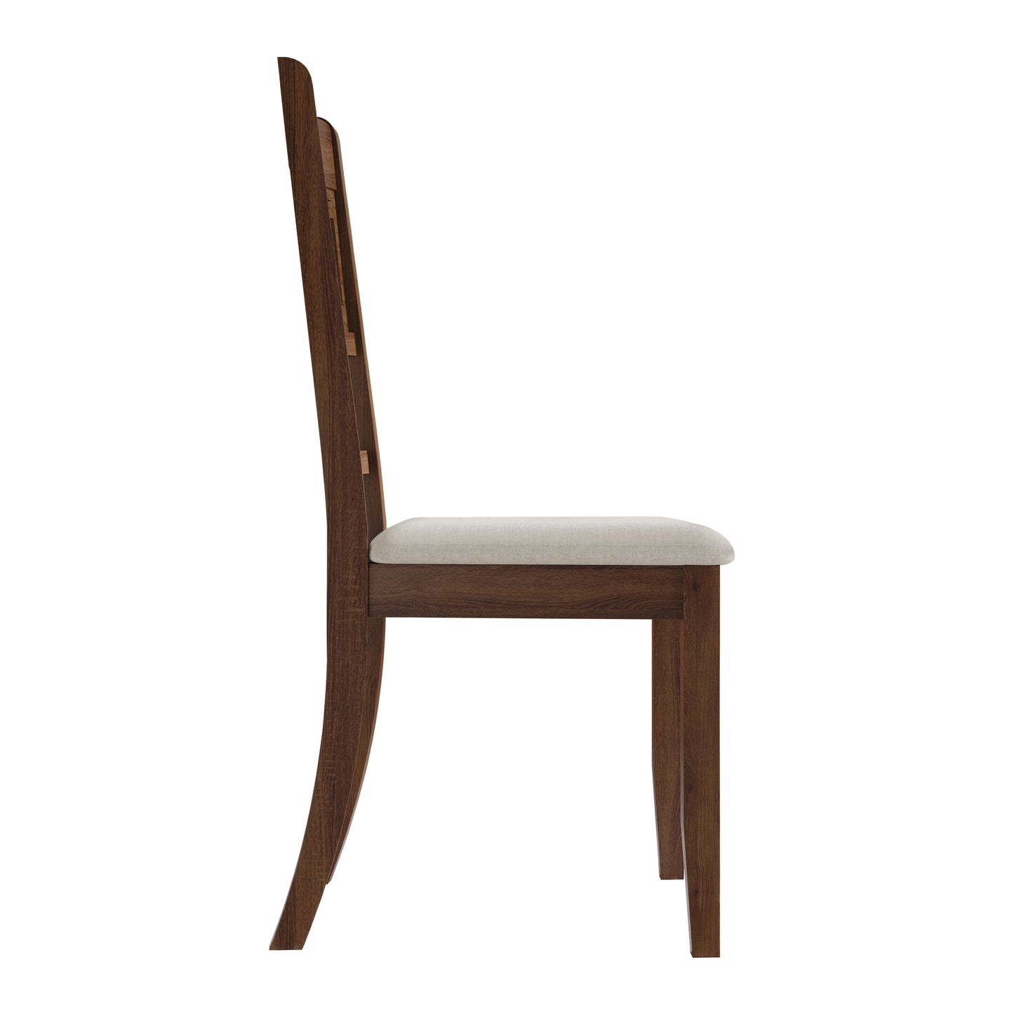 Ocossio Mid-Century Modern Wooden Dining Chairs (Set of 2) - N/A