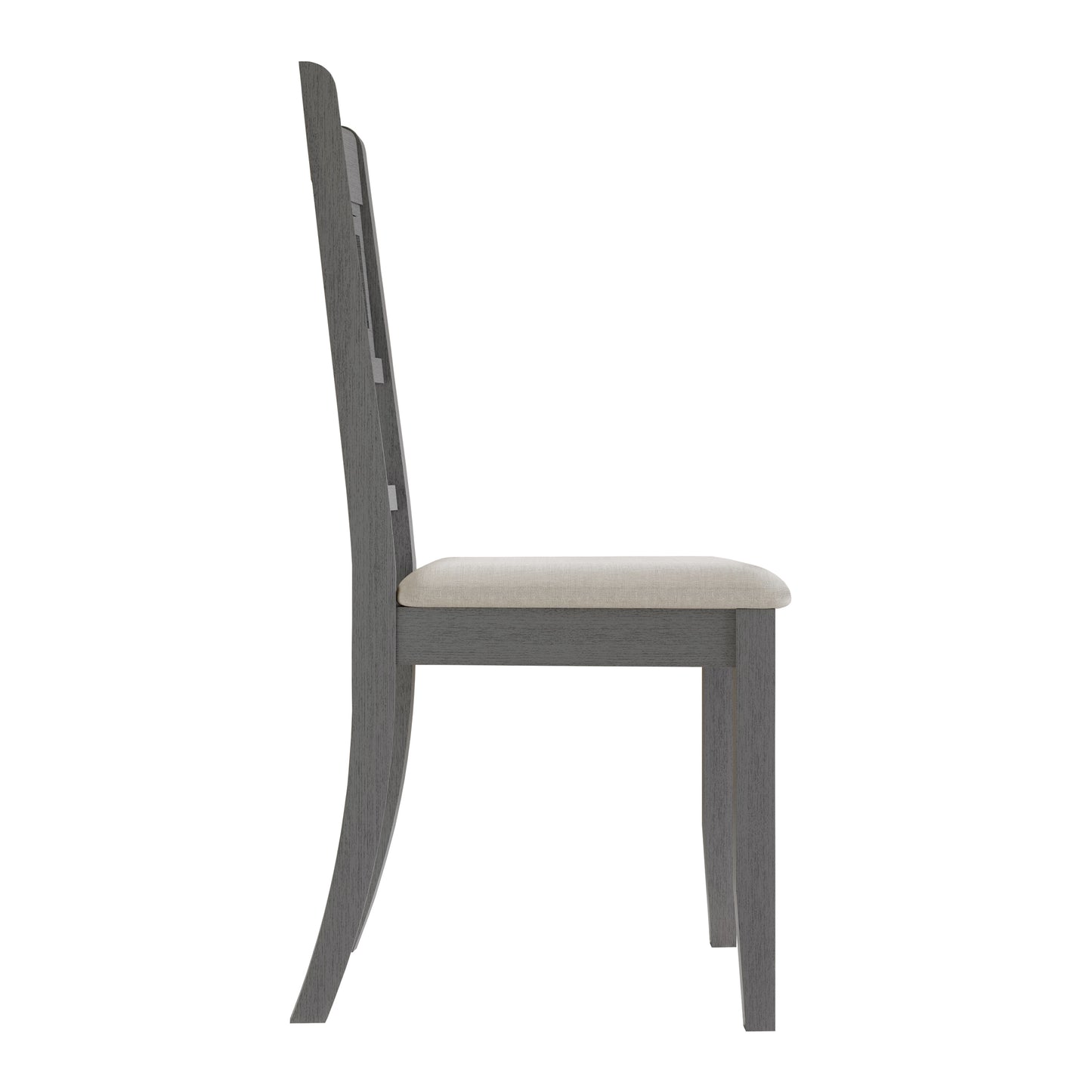 Ocossio Mid-Century Modern Wooden Dining Chairs (Set of 2) - N/A