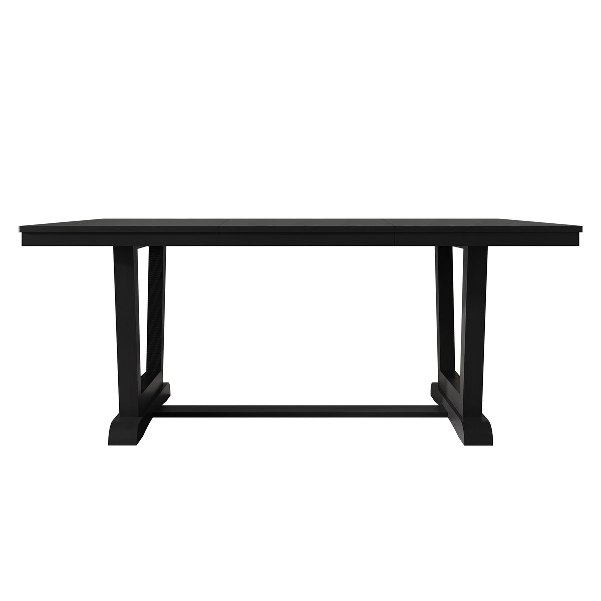 Taire 66'' L Rustic Wooden Dining Table