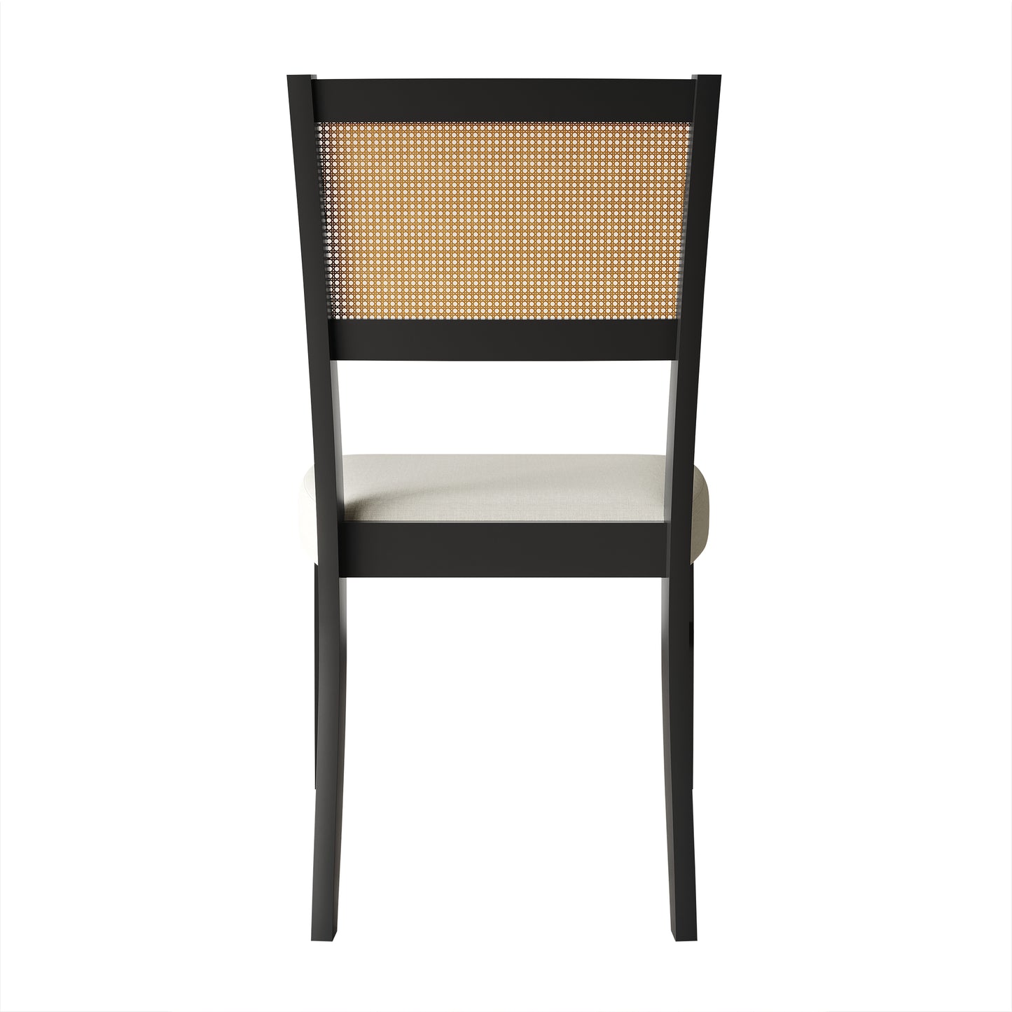Avalanna 4-Piece Linen Wooden Dining Chair