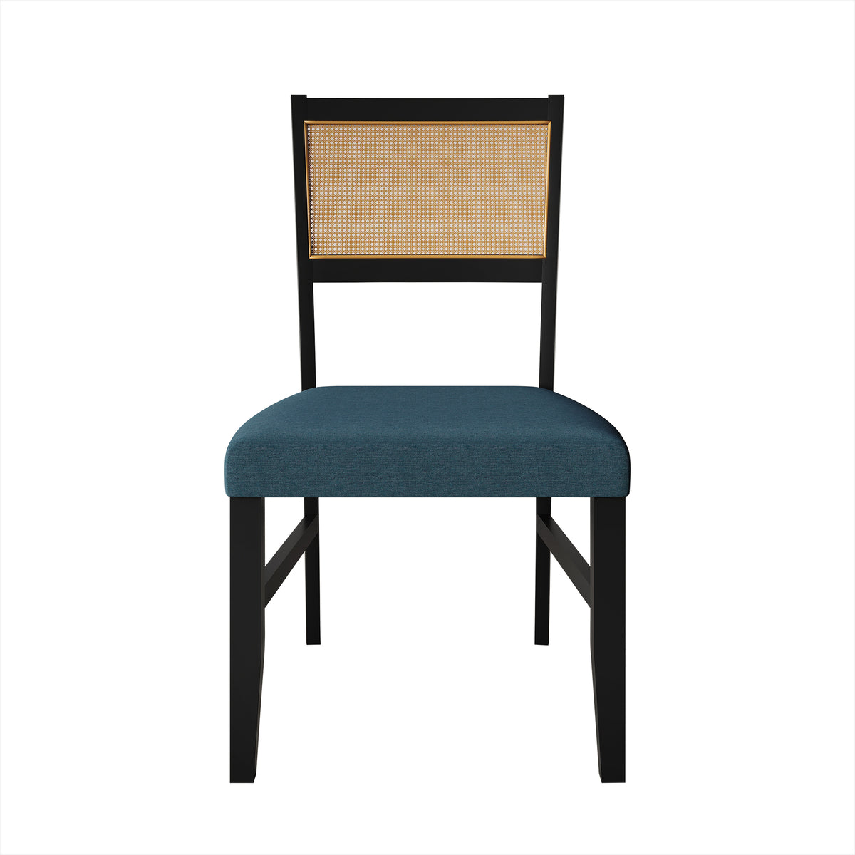 Avalanna 4-Piece Linen Wooden Dining Chair