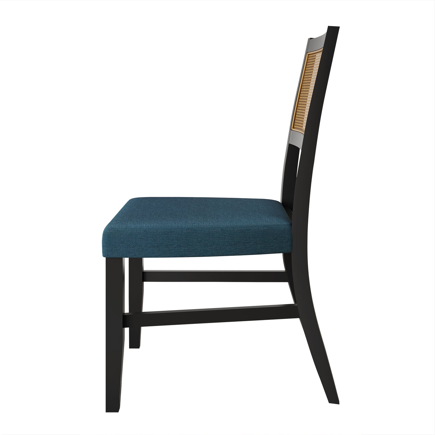 Avalanna 4-Piece Linen Wooden Dining Chair