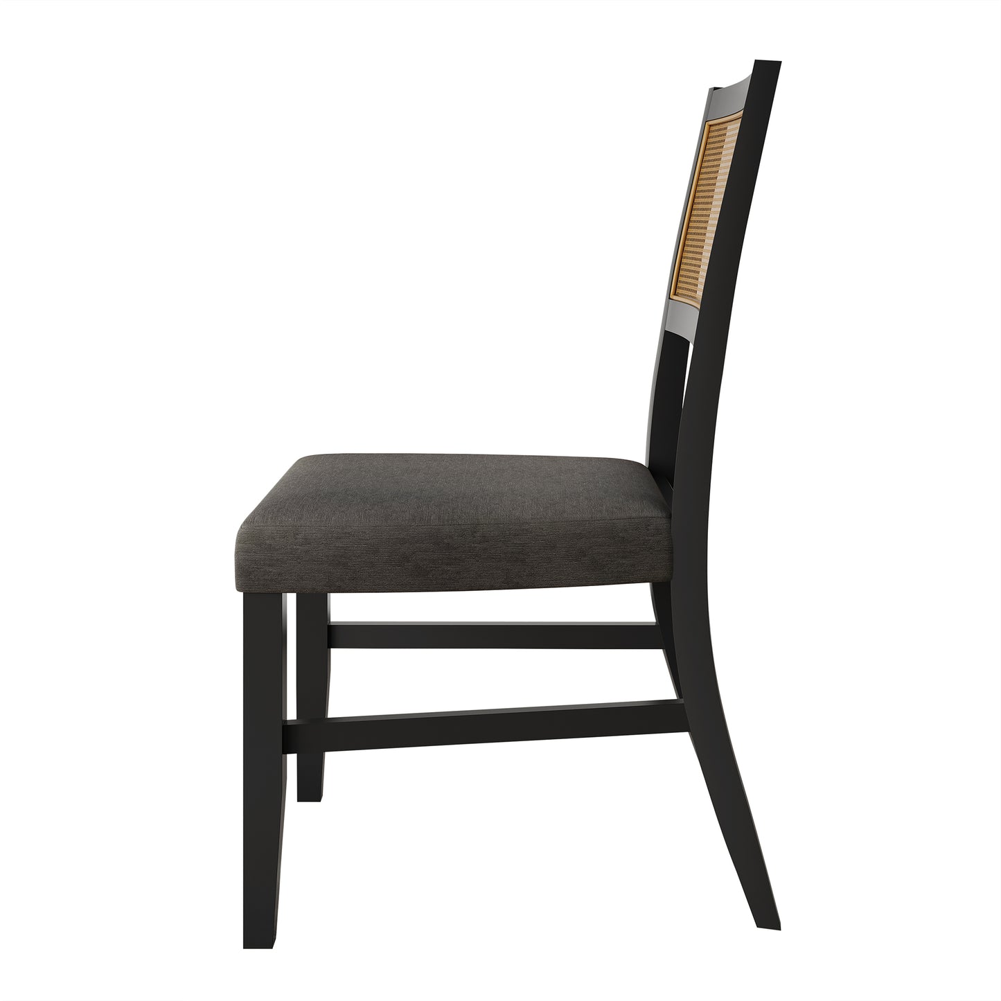 Avalanna 4-Piece Linen Wooden Dining Chair