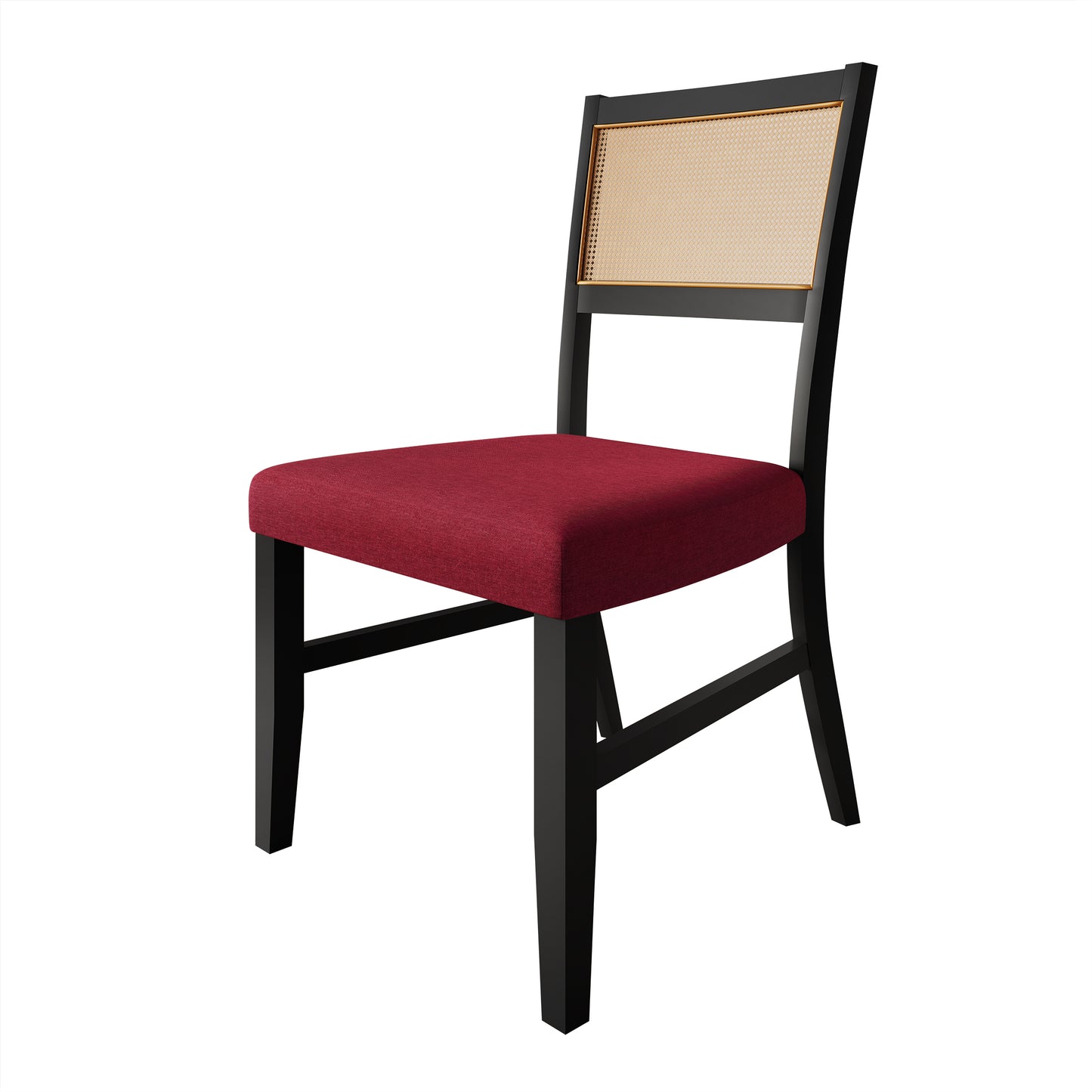 Avalanna 4-Piece Linen Wooden Dining Chair
