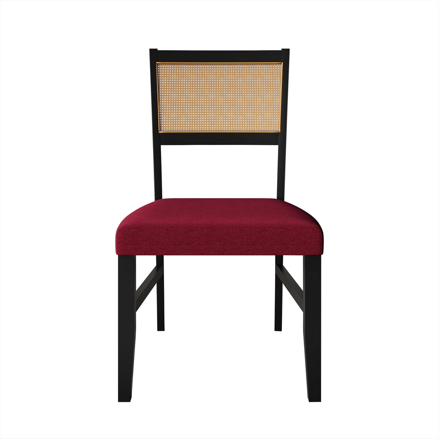 Avalanna 4-Piece Linen Wooden Dining Chair