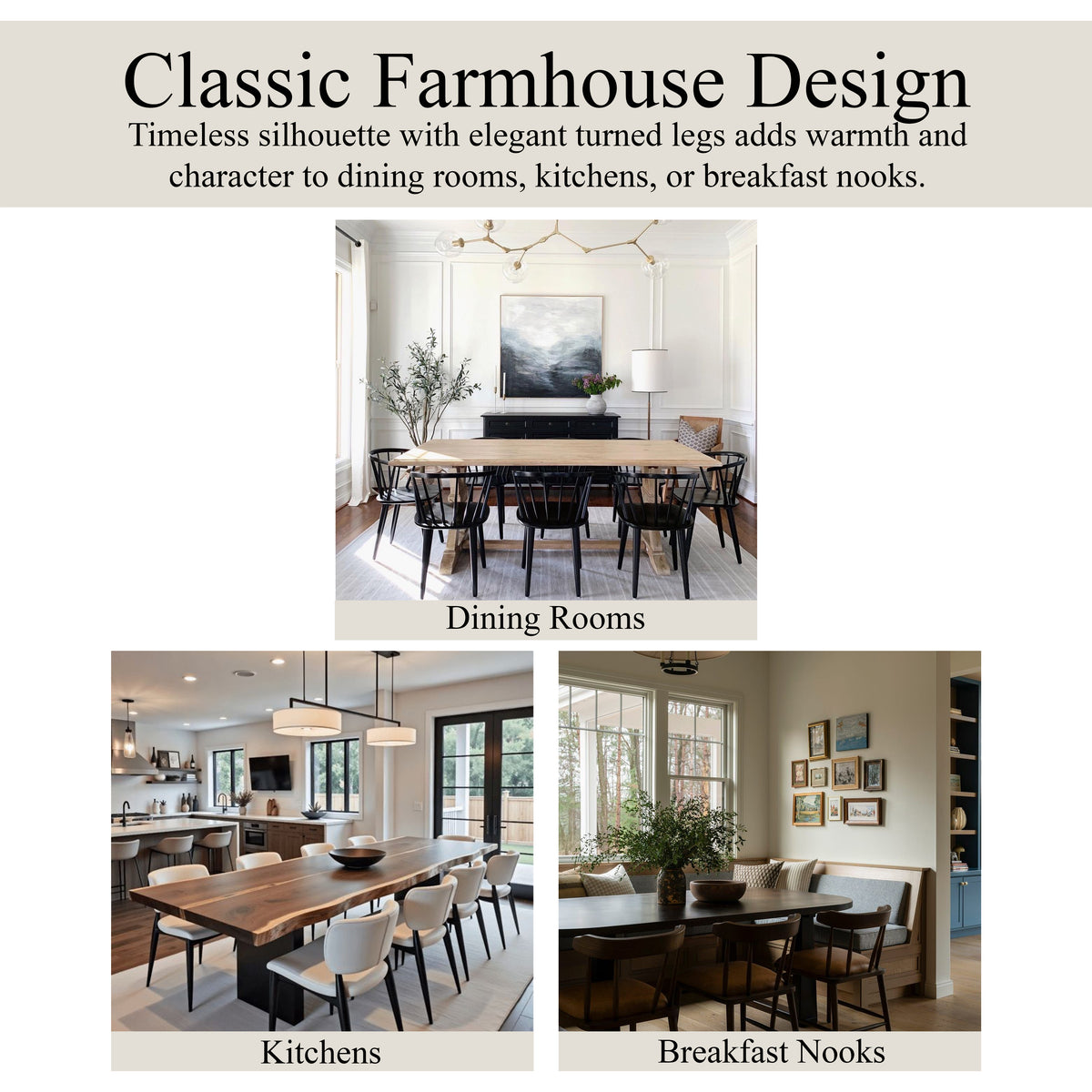 Oakley Farmhouse Dining Table