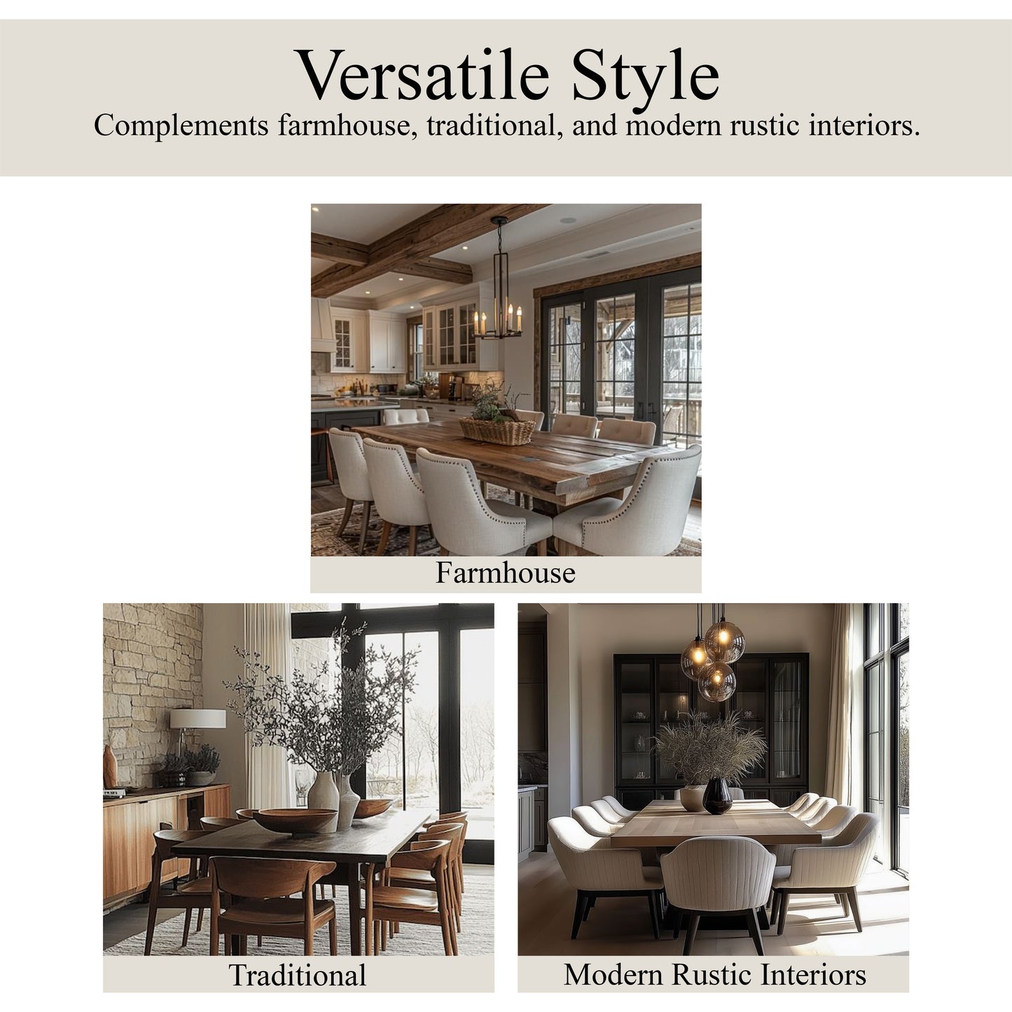 Oakley Farmhouse Dining Table