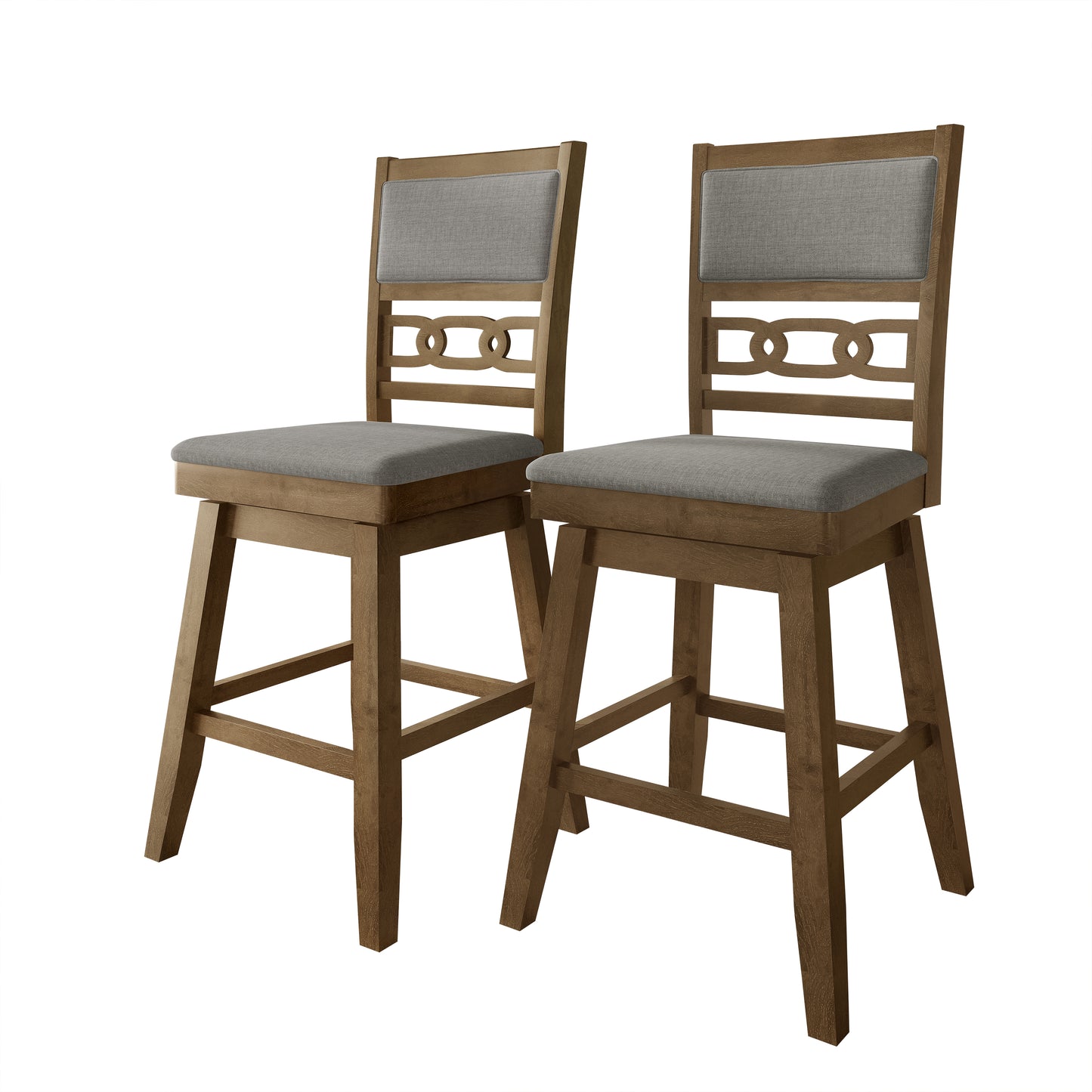 Harper Swivel Counter Stool Set (Set of 2)