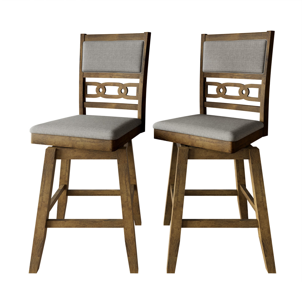 Harper Swivel Counter Stool Set (Set of 2)