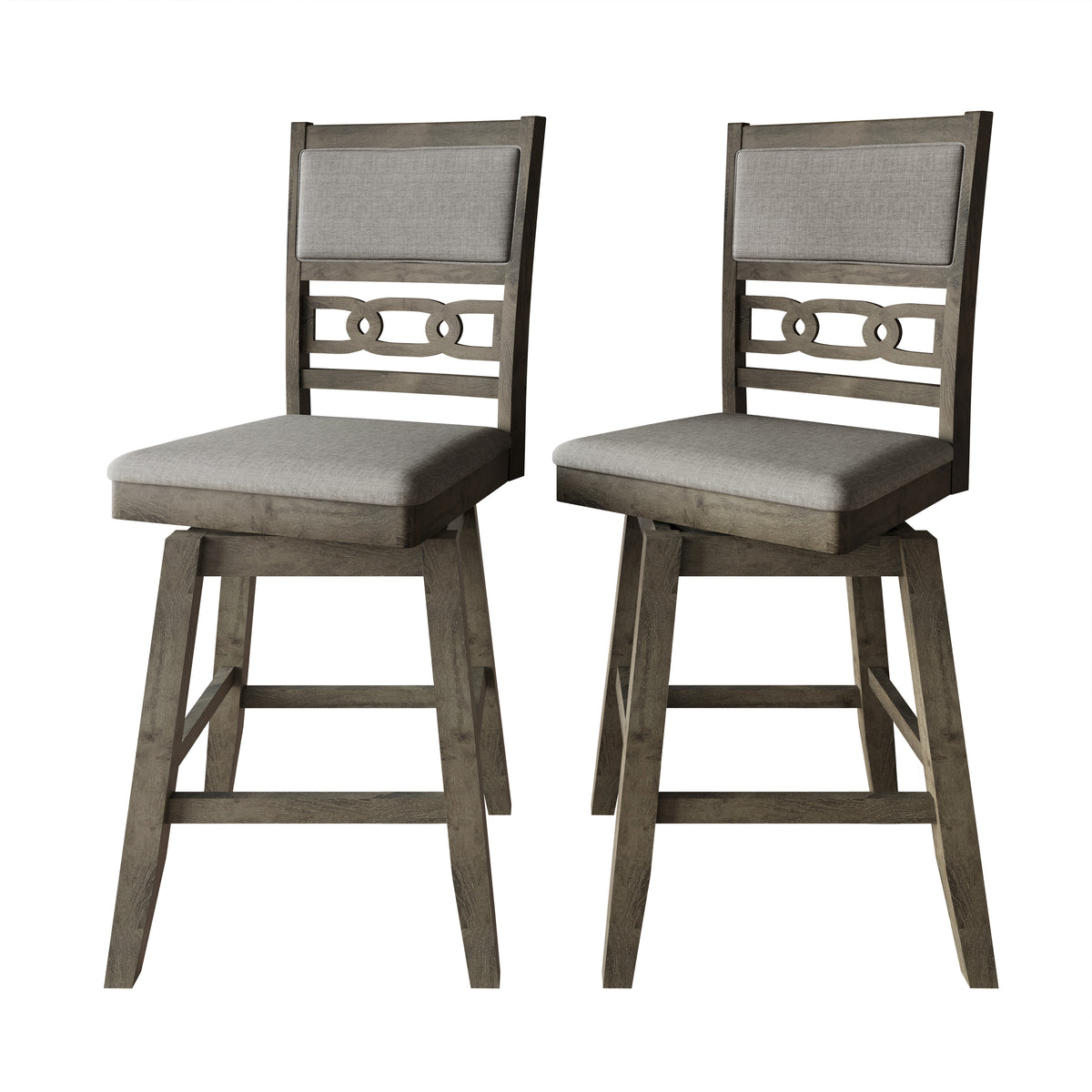 Harper Swivel Counter Stool Set (Set of 2)